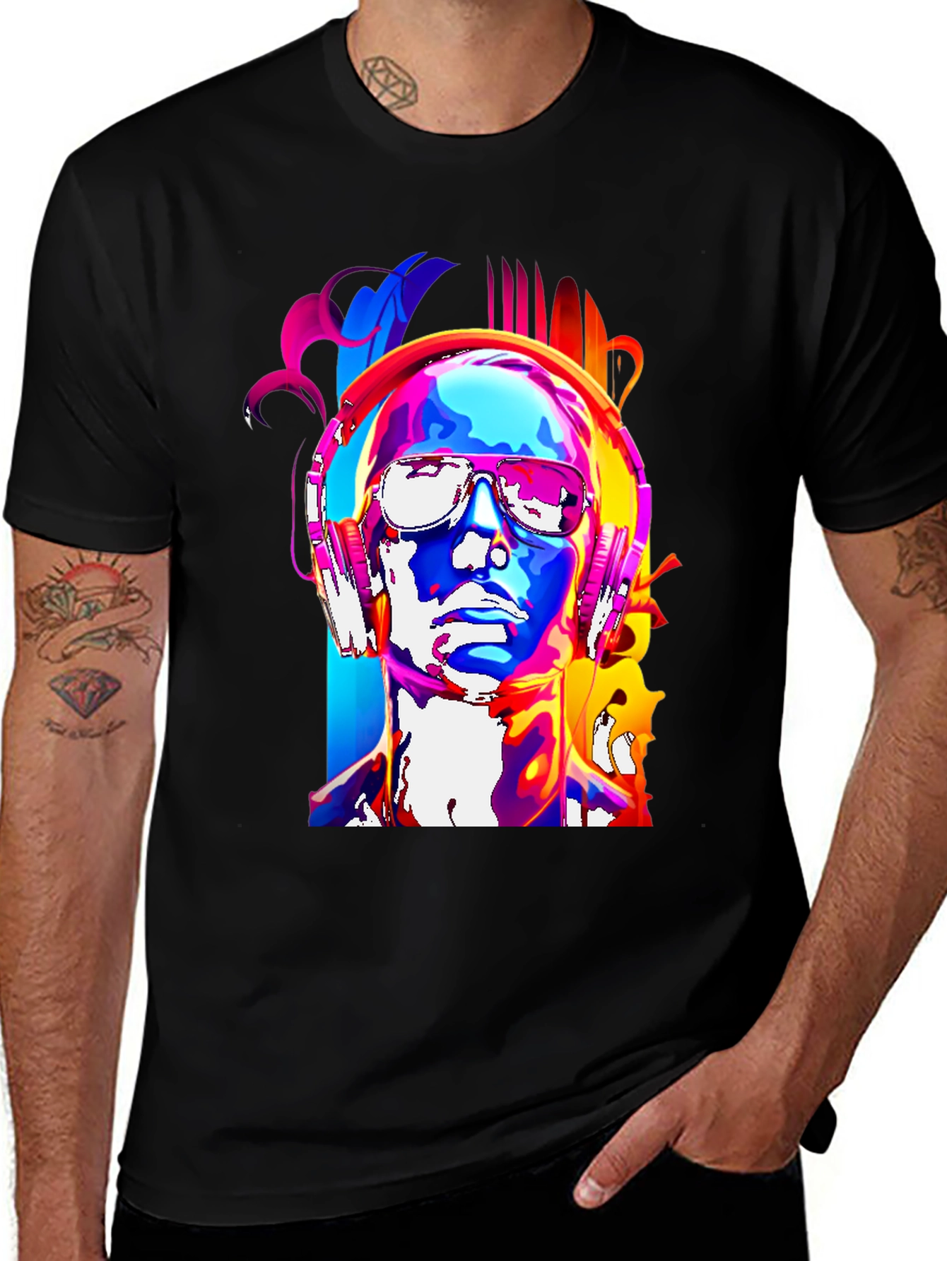 Variant 11 of Vibrant Music Lover T-Shirt
