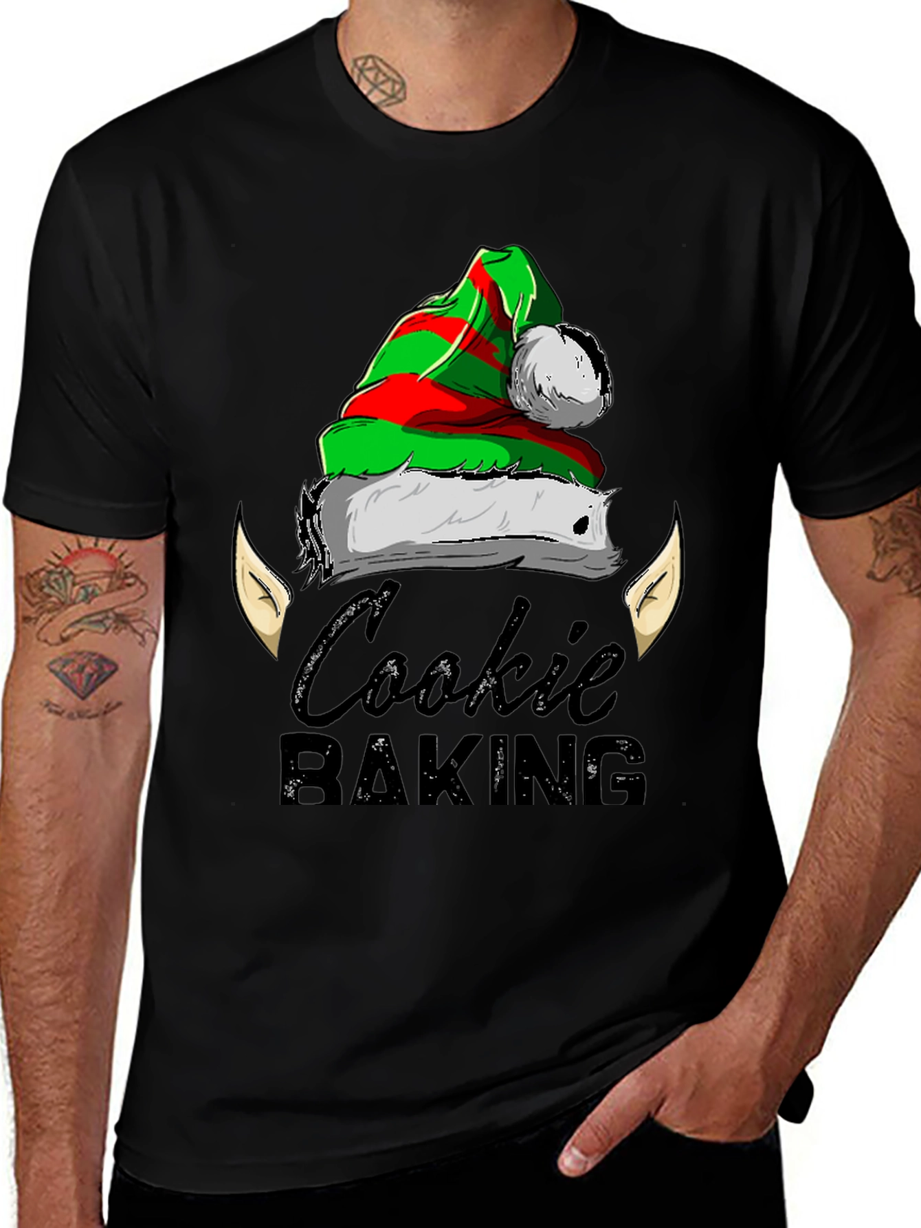 Cookie Baking Elf Hat T-Shirt