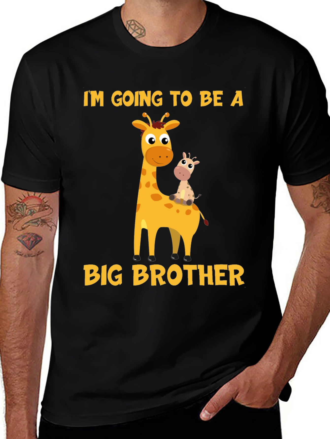 Big Brother Giraffe T-Shirt