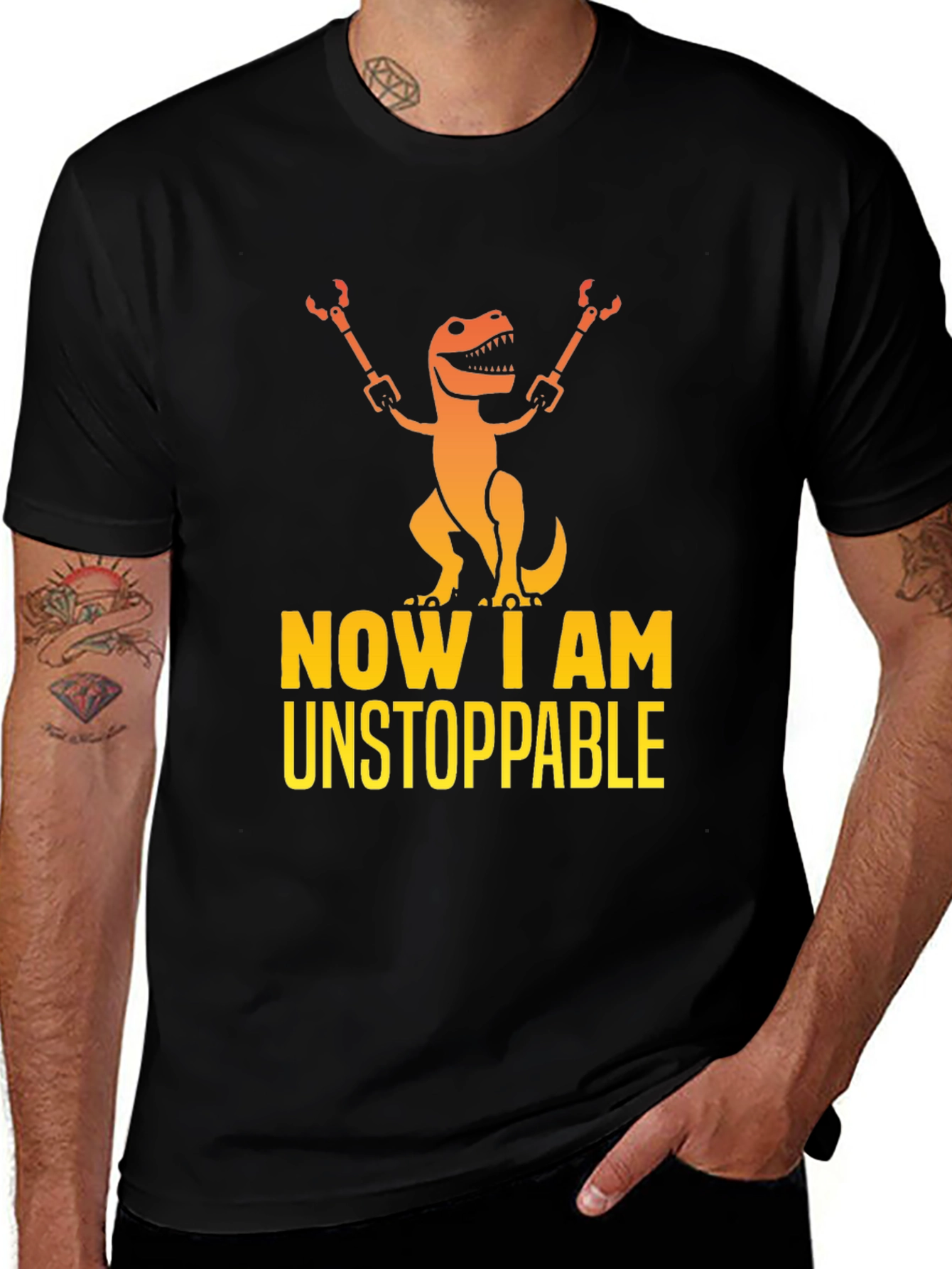 Variant 7 of Unstoppable T-Rex Graphic Tee