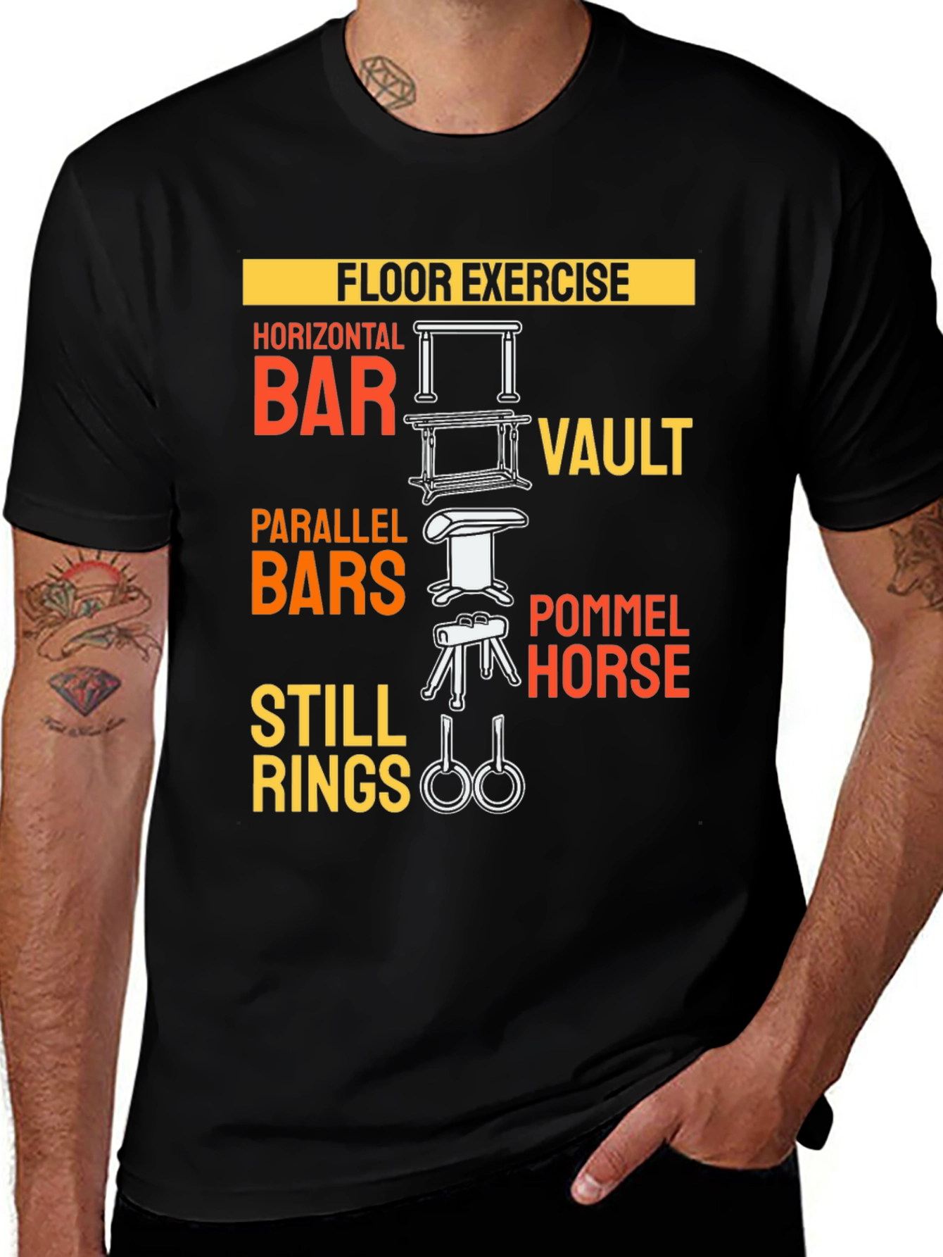 Gymnastics Floor Exercise Apparel Tee