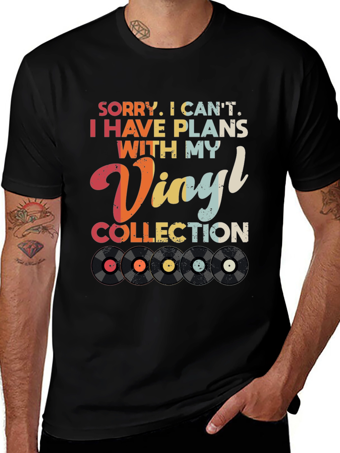 Variant 15 of Vinyl Collection Plans Graphic Tee