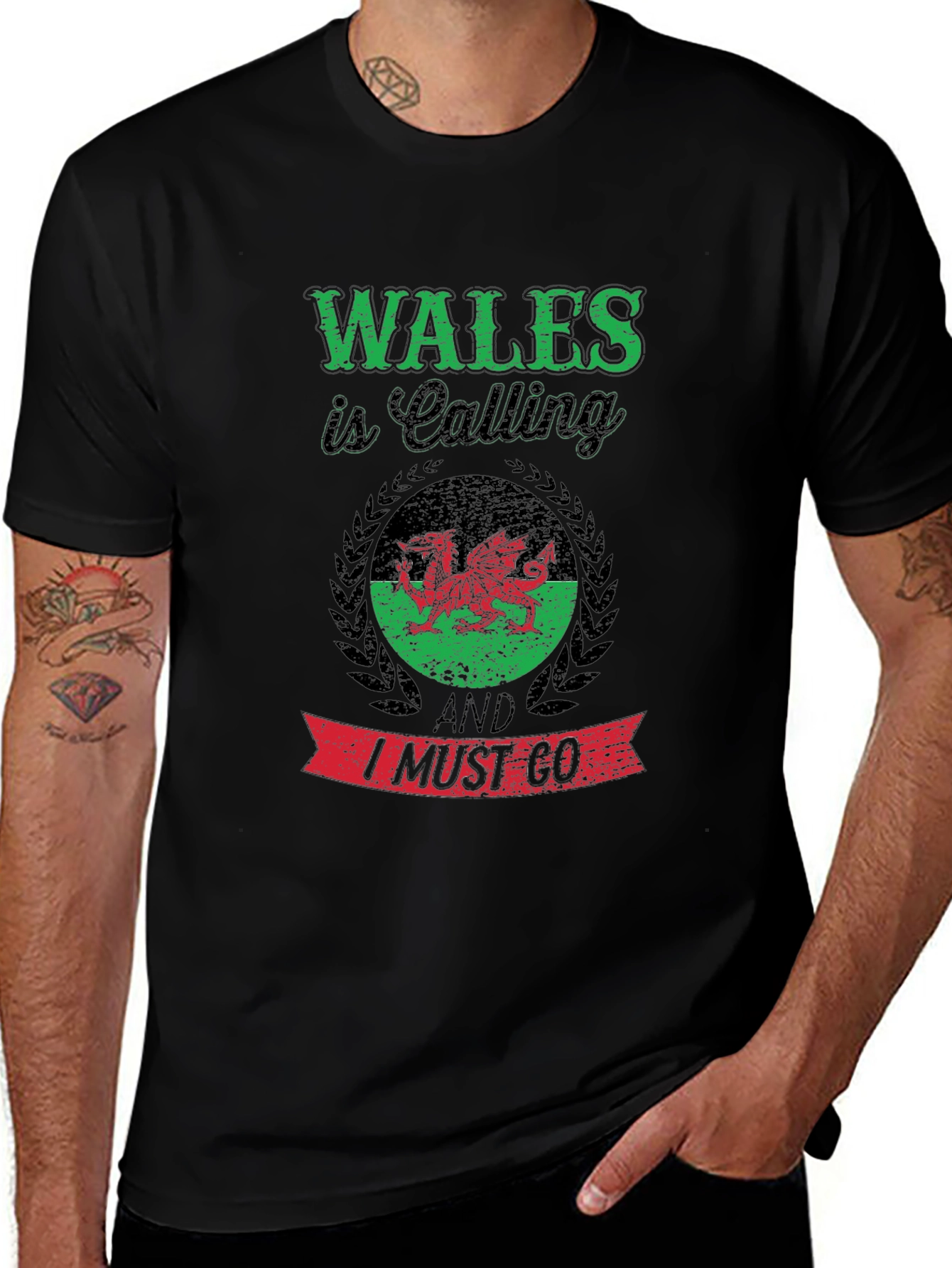 Wales Calling Graphic T-Shirt