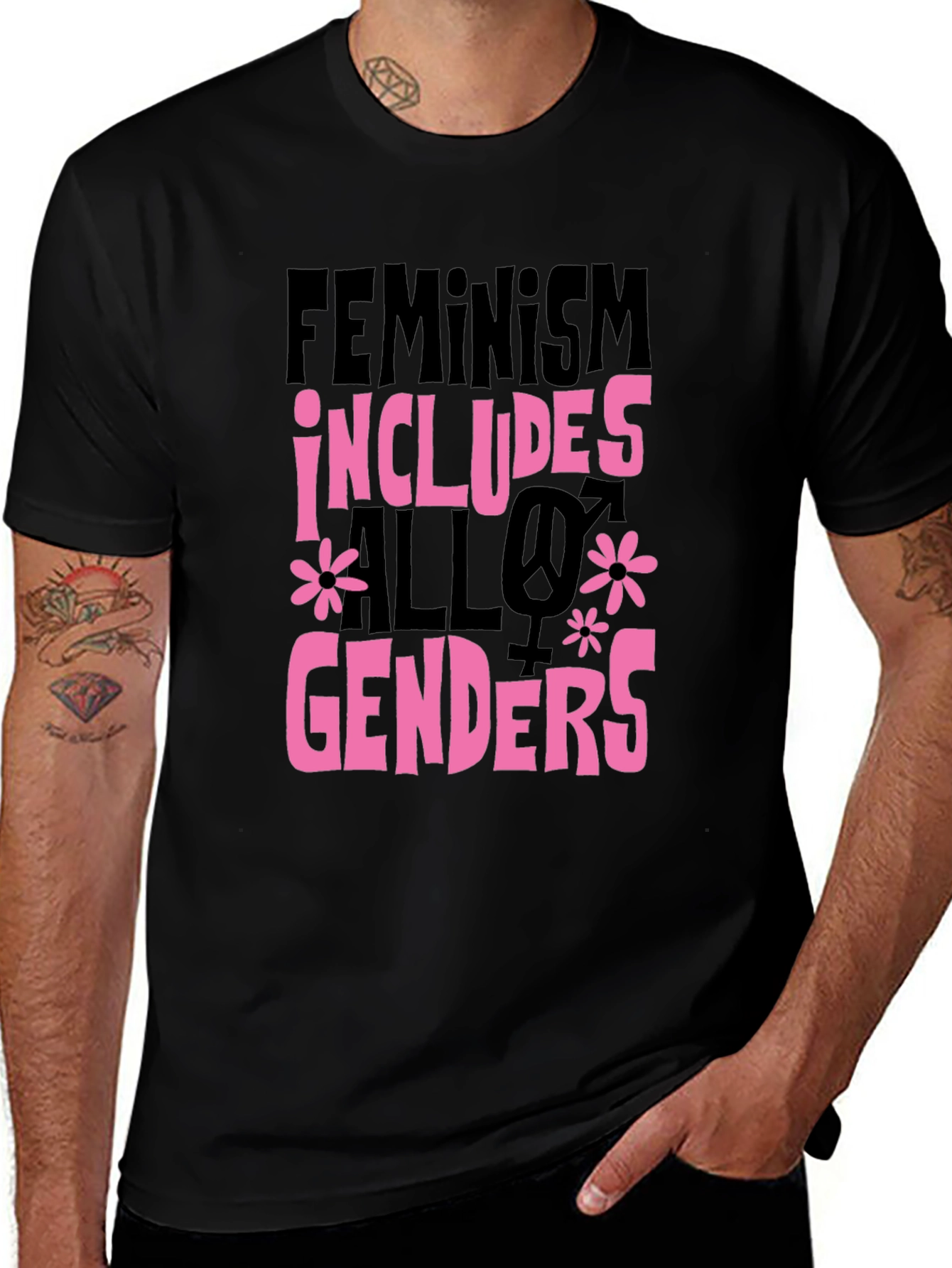 Variant 8 of Feminism Includes All Genders T-Shirt