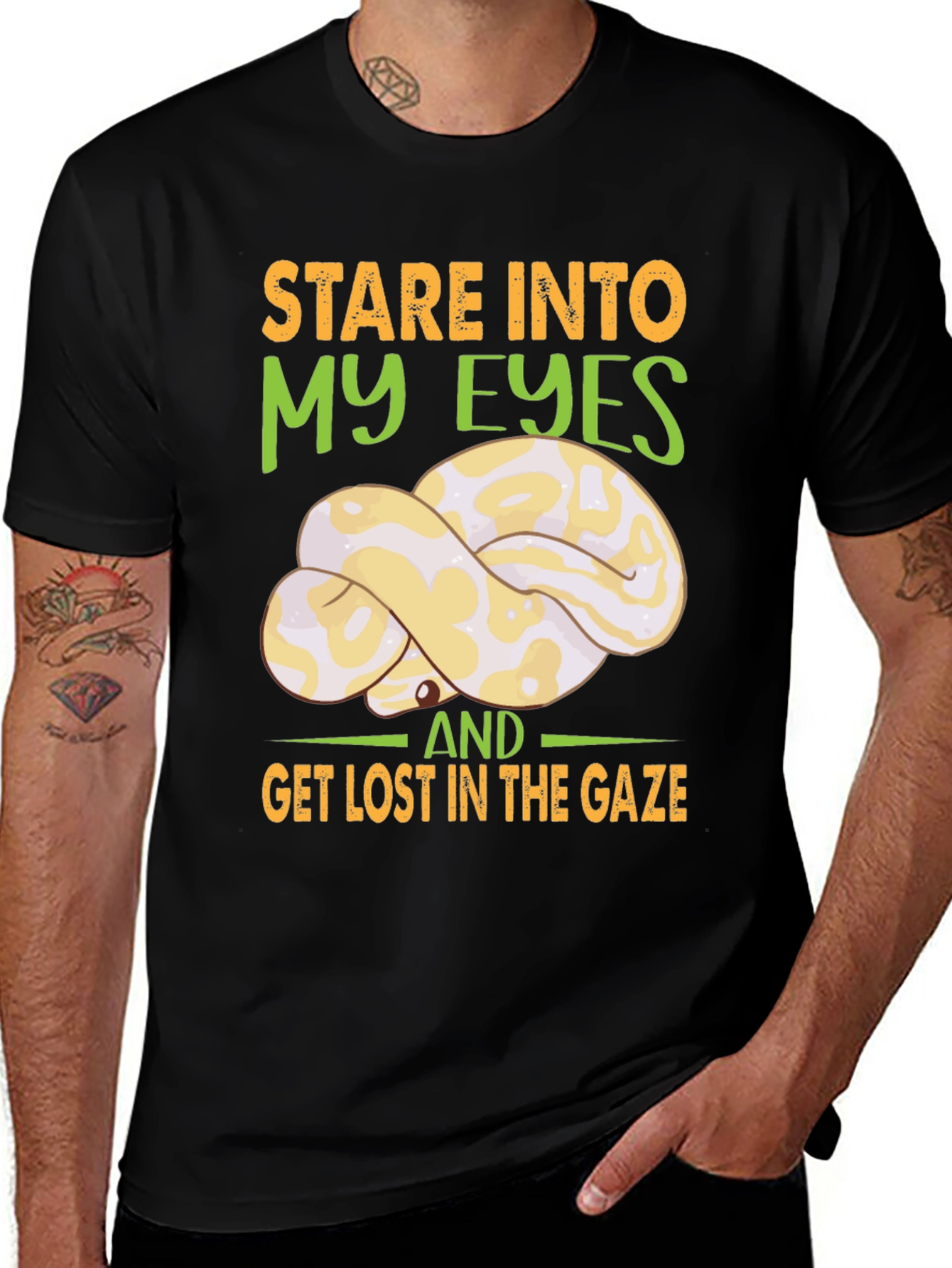 Stare Into My Eyes Snake T-Shirt