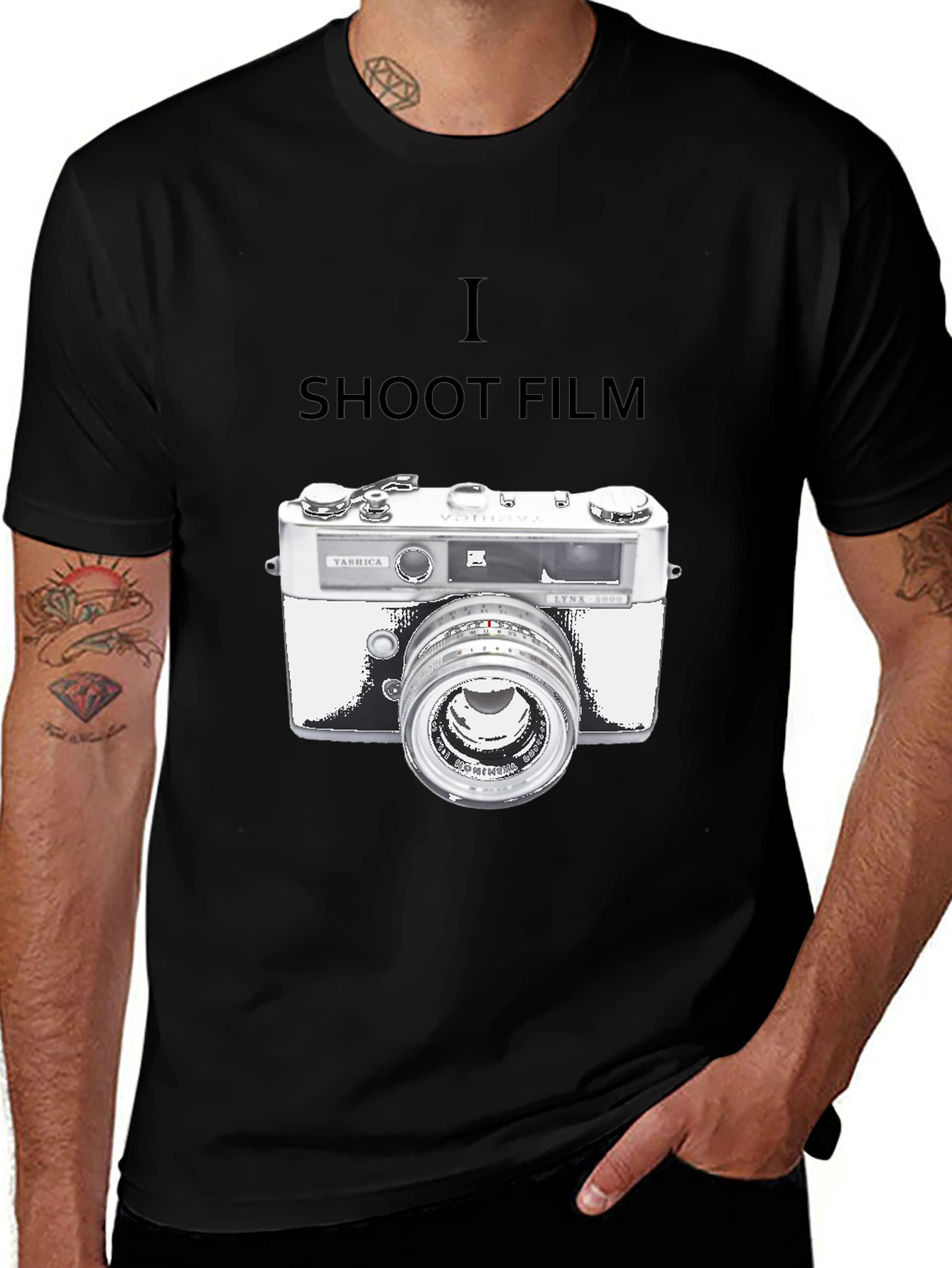 Variant 26 of I Shoot Film T-Shirt - Camera Graphic Tee