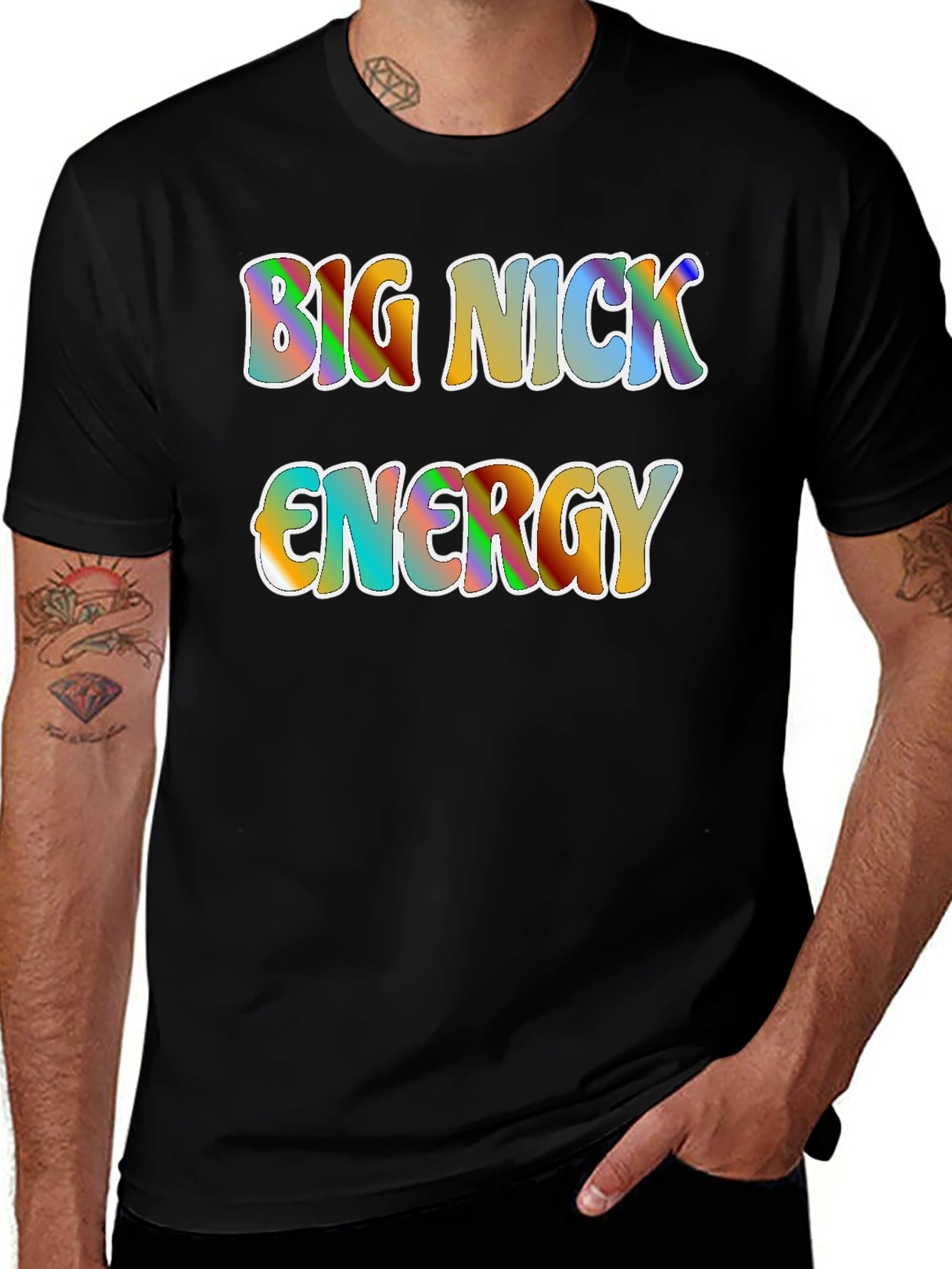 Variant 9 of Big Nick Energy Graphic Tee - Bold Statement Shirt
