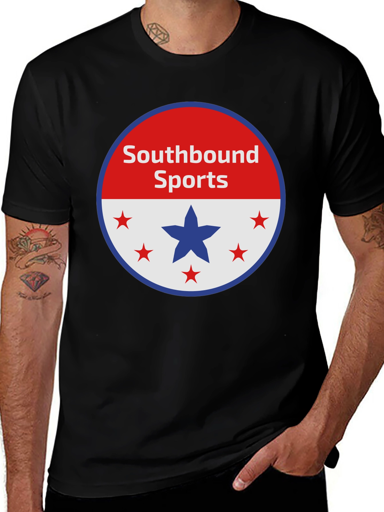 Variant 10 of Southbound Sports Graphic Tee - Patriotic Style