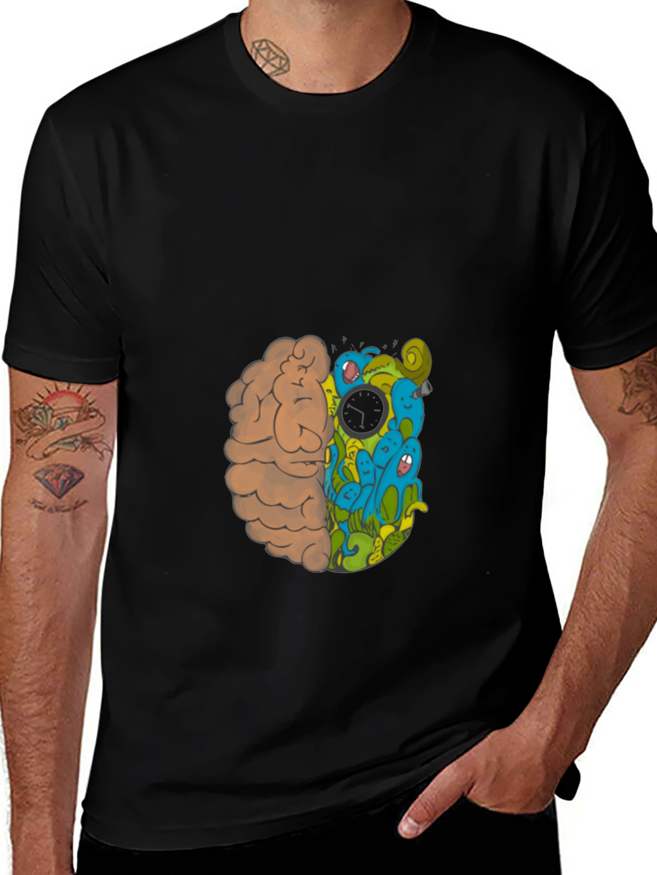 Brain Split T-Shirt - Art & Logic Tee