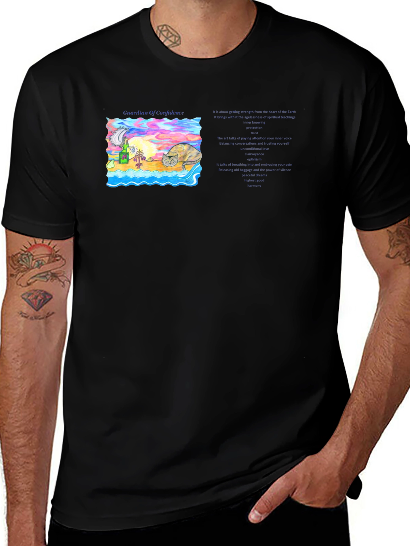 Island Dream Black T-Shirt