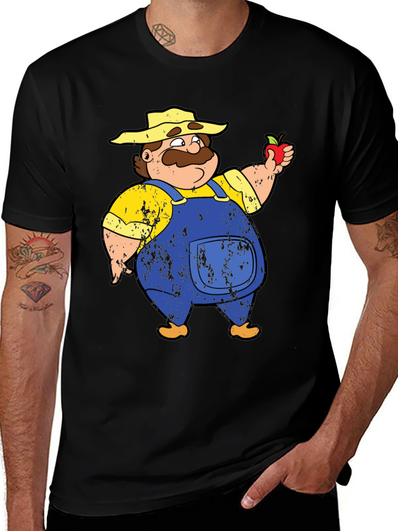Variant 17 of Cartoon Farmer Graphic T-Shirt