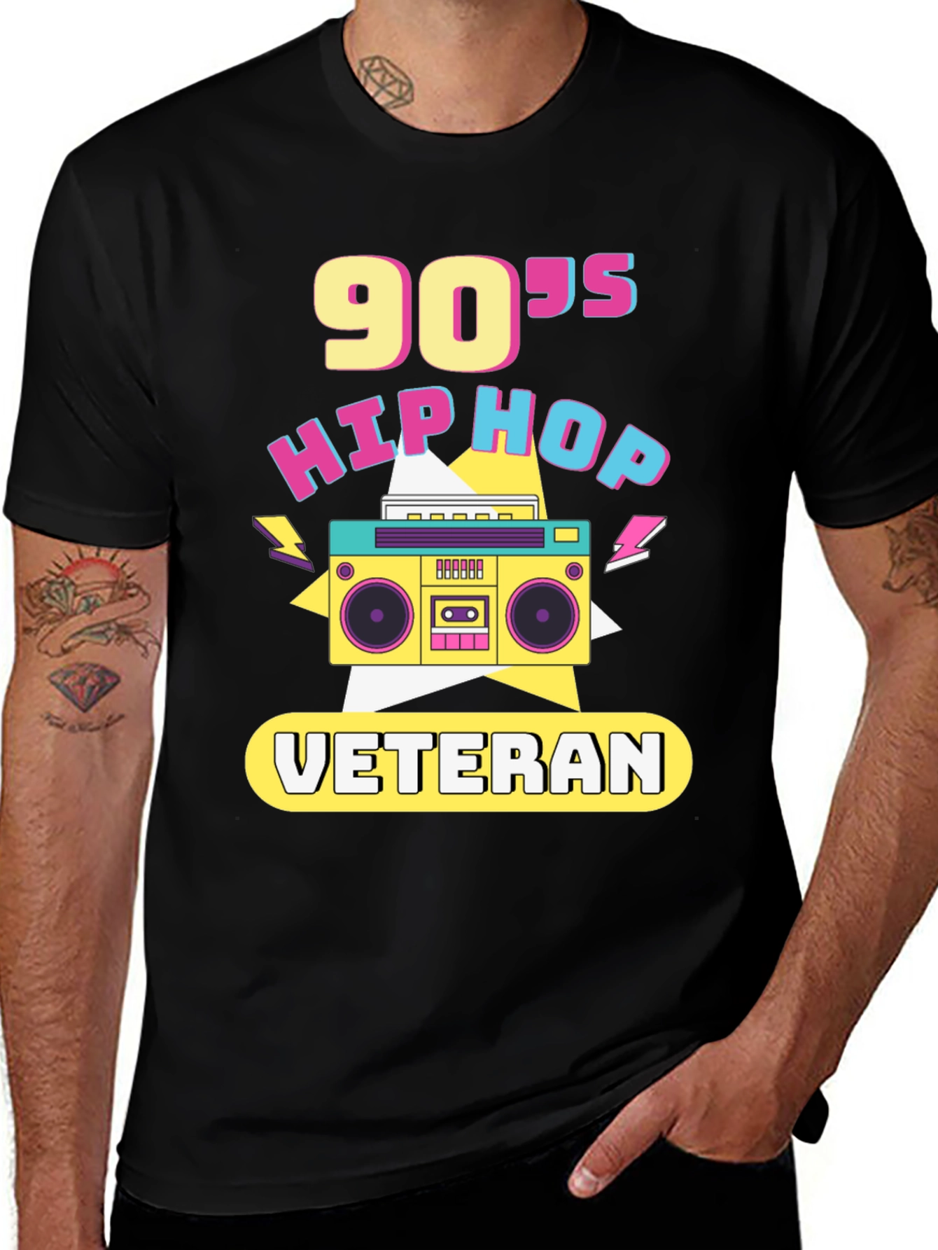 90s Hip Hop Veteran Graphic Tee