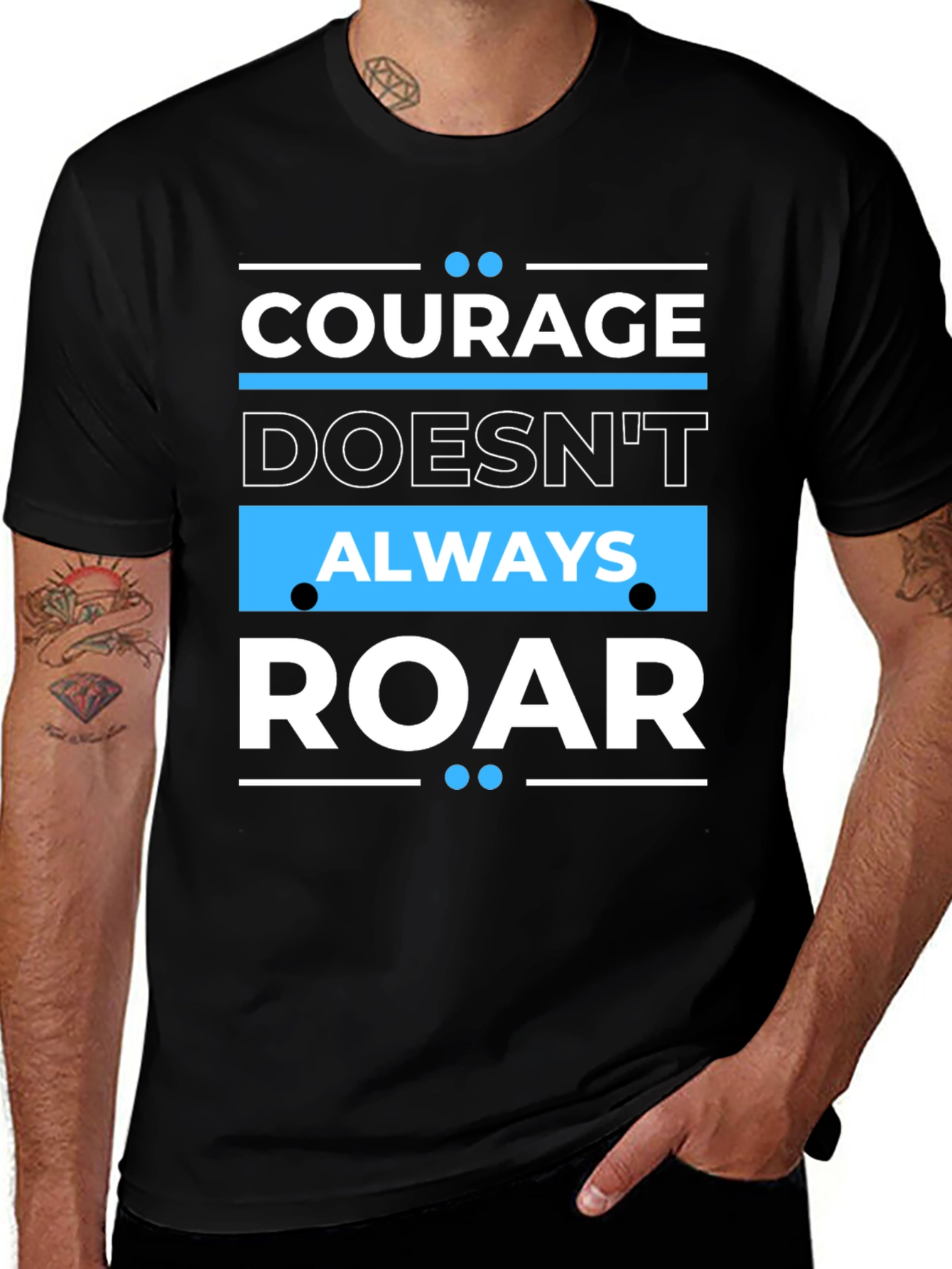 Variant 28 of Courage Doesn't Always Roar T-Shirt