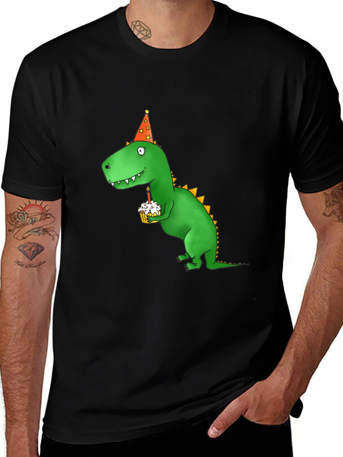 Variant 2 of Birthday Dinosaur T-Shirt