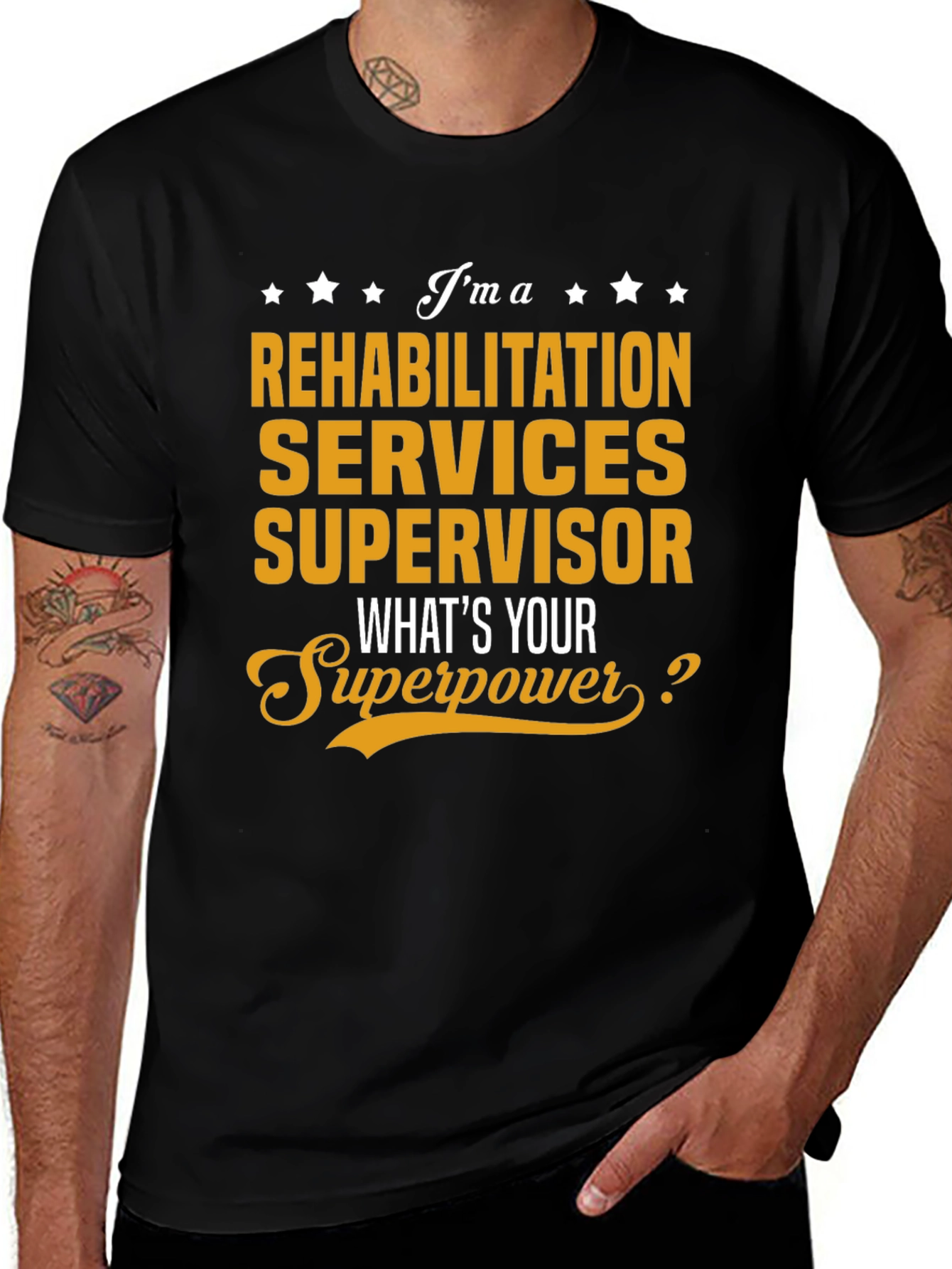 Variant 15 of Rehabilitation Services Supervisor T-Shirt