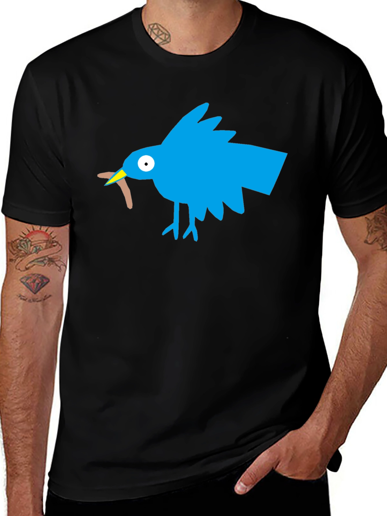 Variant 2 of Cartoon Bird T-Shirt