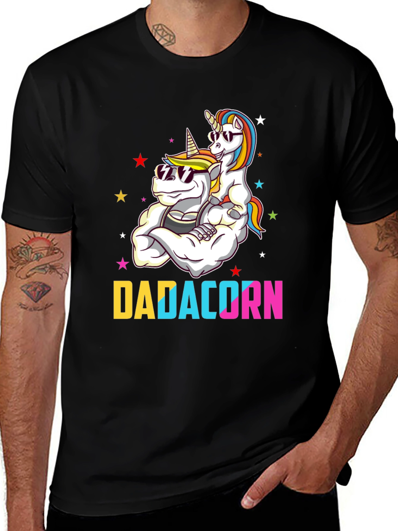 Dadacorn T-Shirt - Funny Unicorn Dad Gift