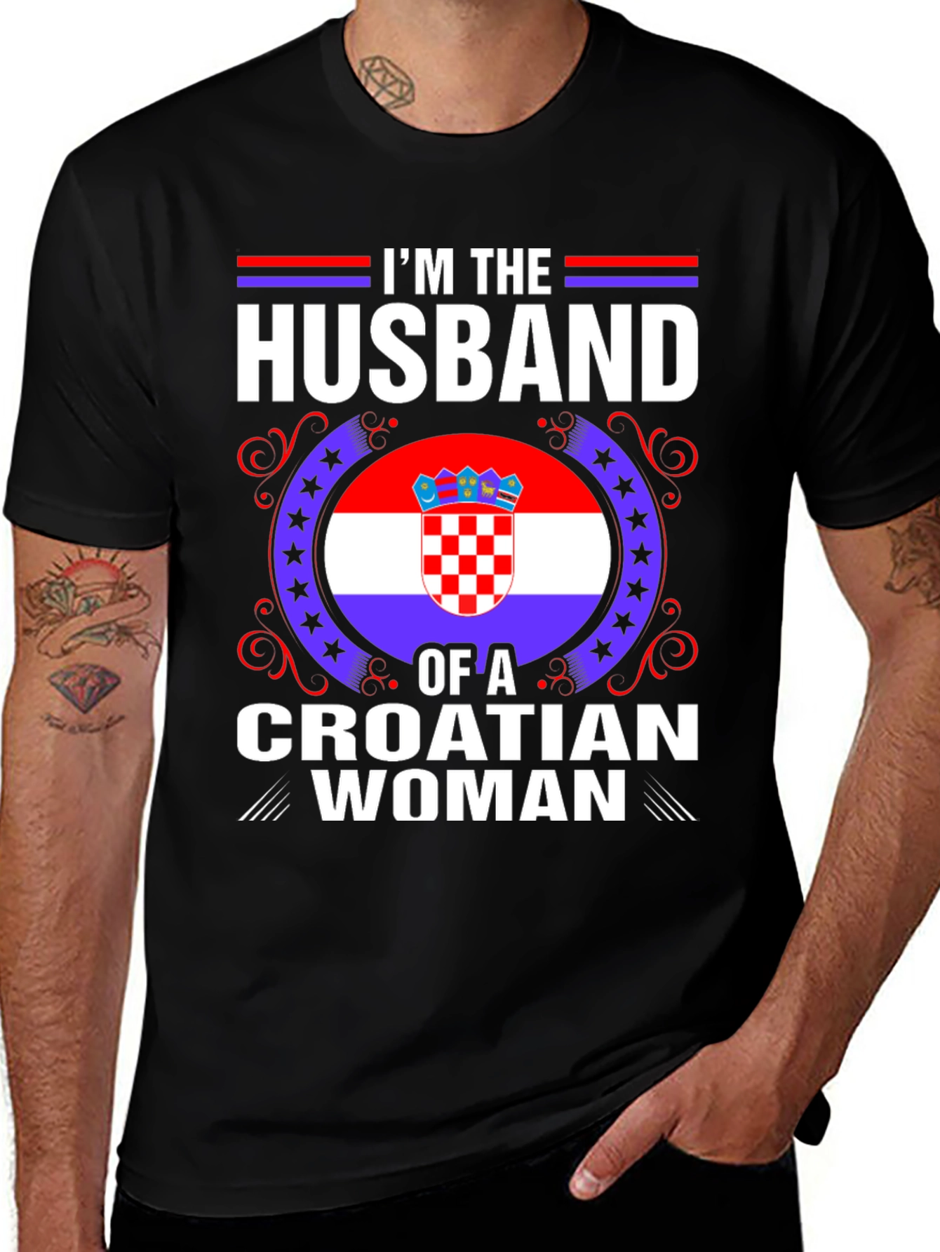 Husband of a Croatian Woman Graphic Tee