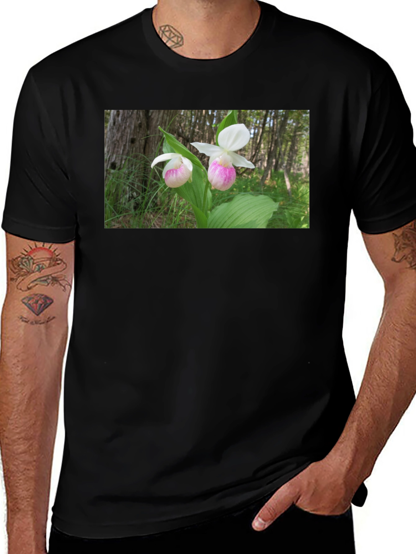 Variant 24 of Lady Slipper Orchid T-Shirt