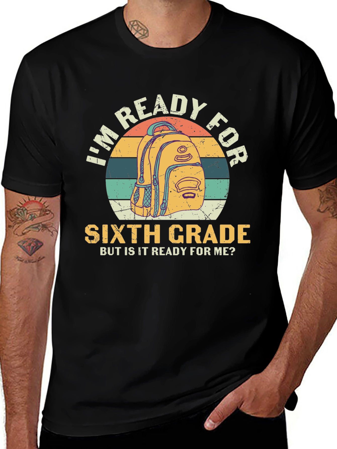 Variant 18 of Ready for 6th Grade Graphic T-Shirt