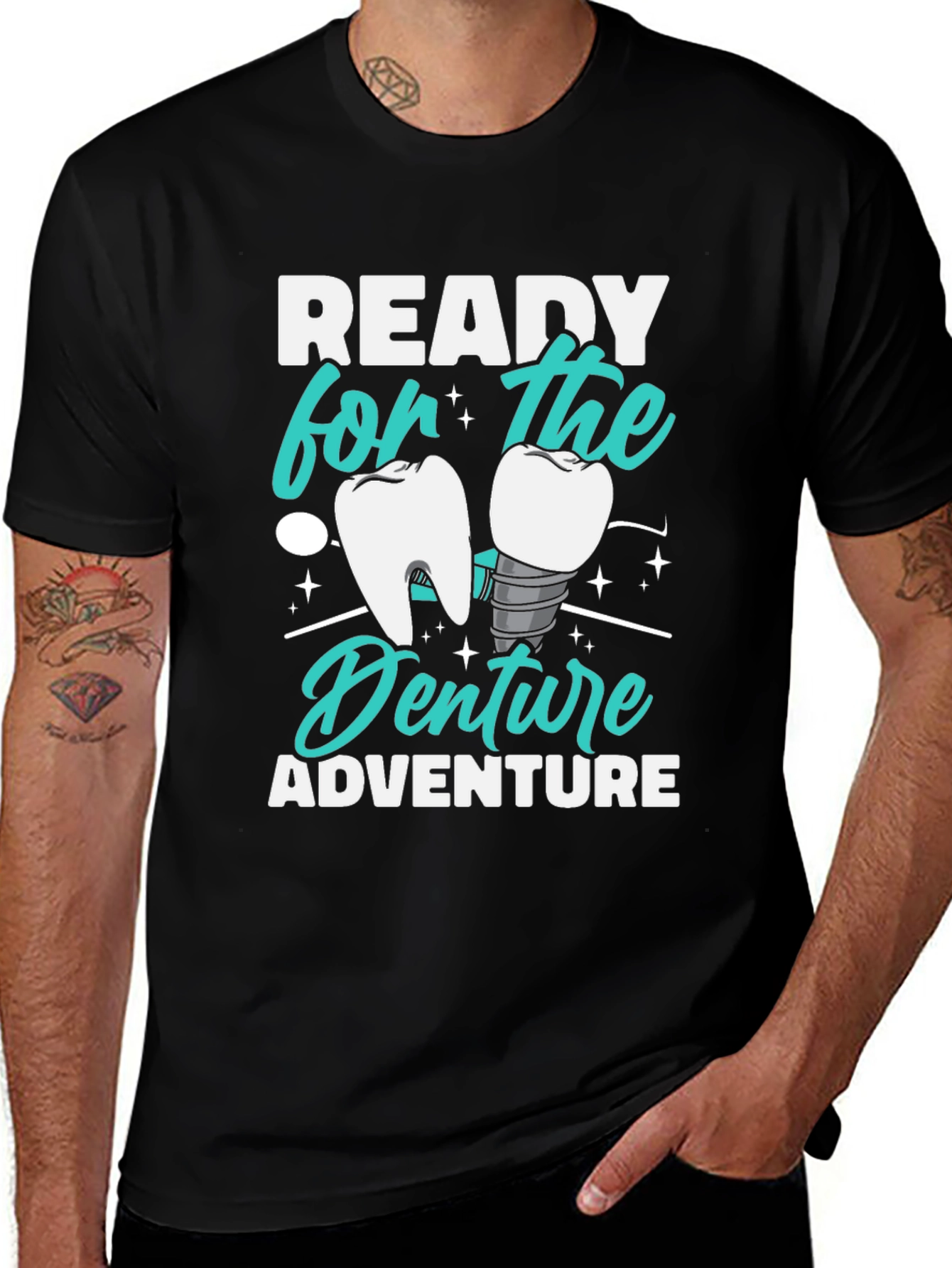 Variant 24 of Ready For The Denture Adventure T-Shirt