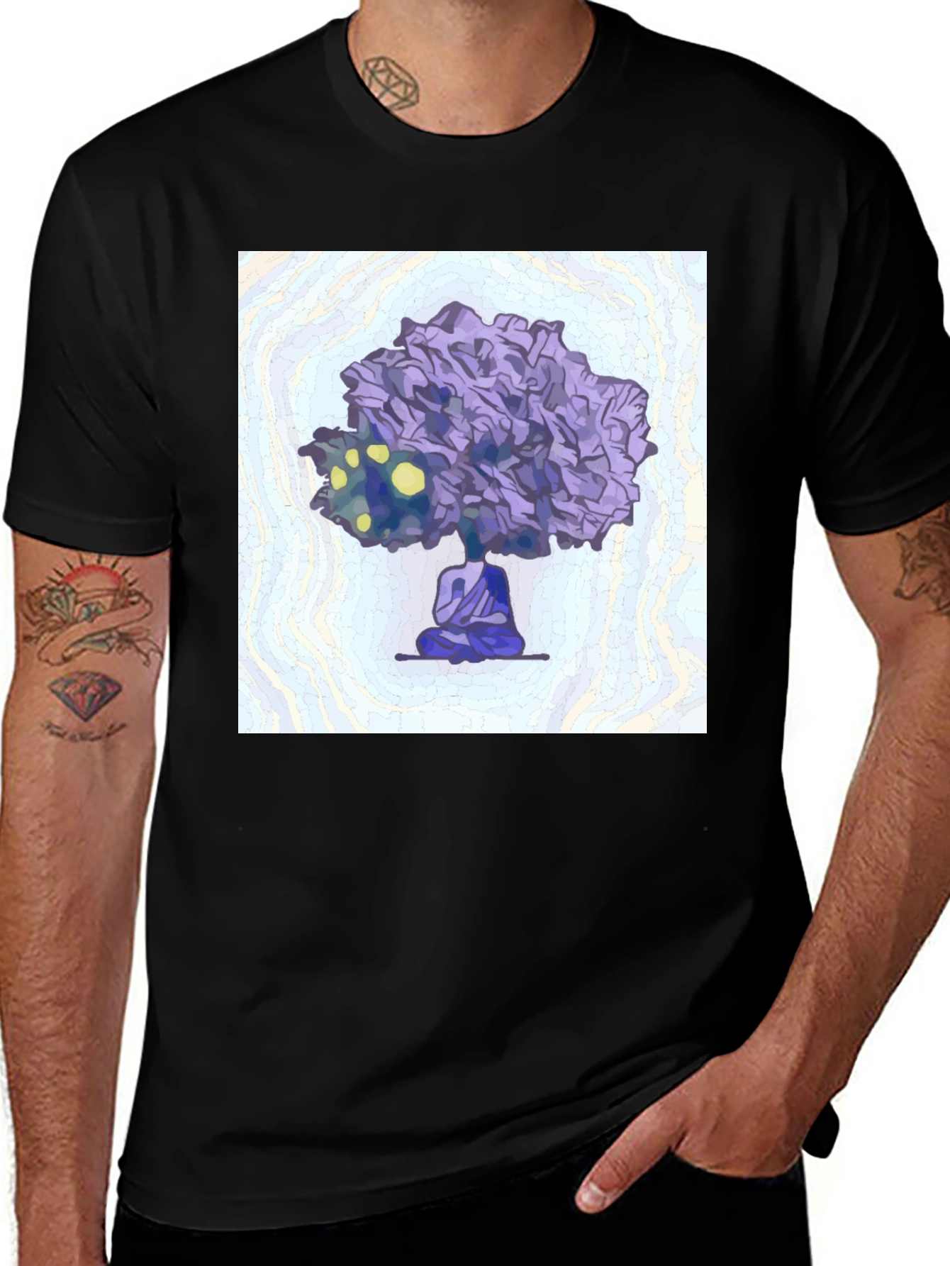 Variant 24 of Zen Tree Meditation T-Shirt
