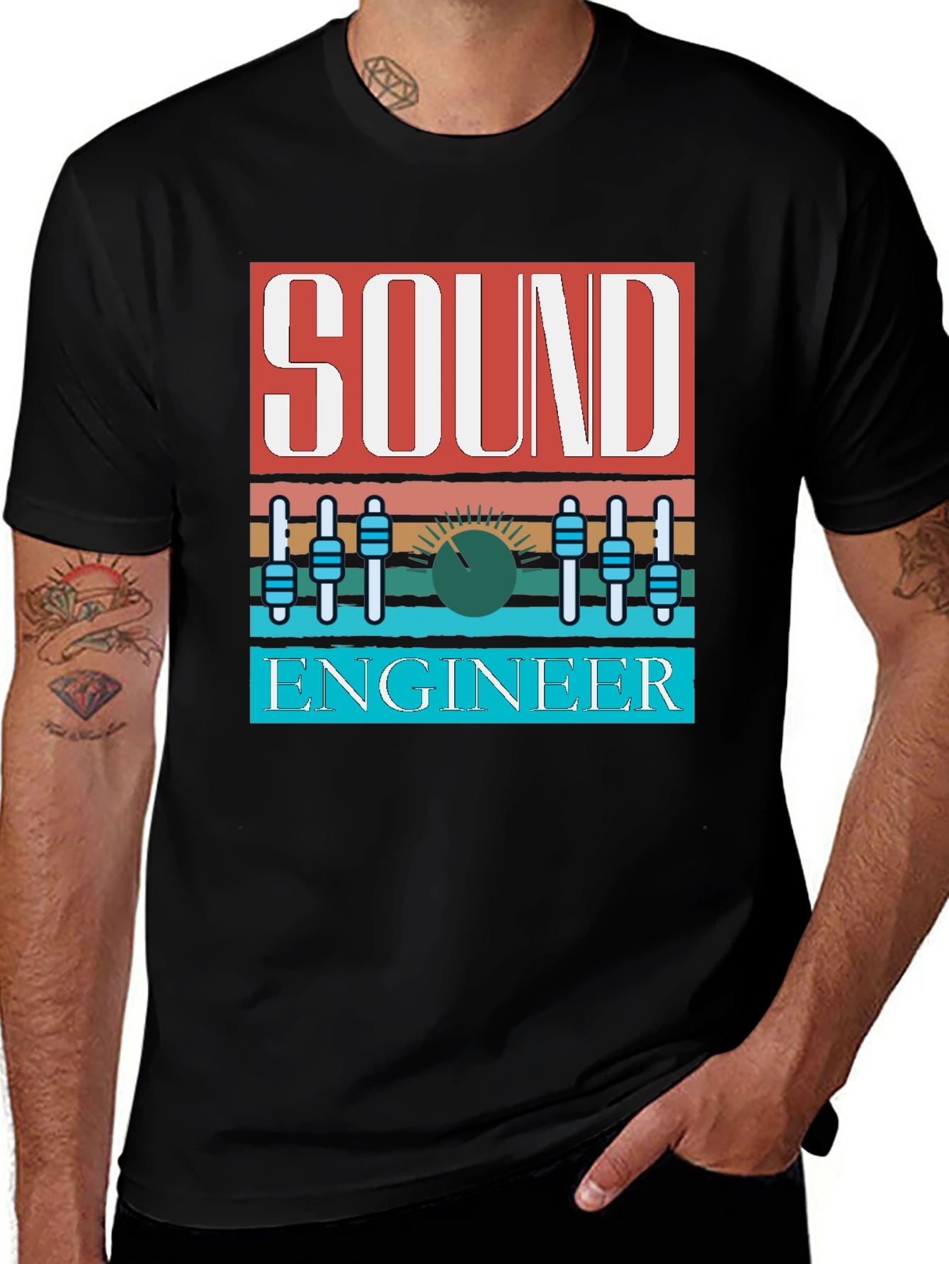 Sound Engineer T-Shirt - Audio Mixing Apparel