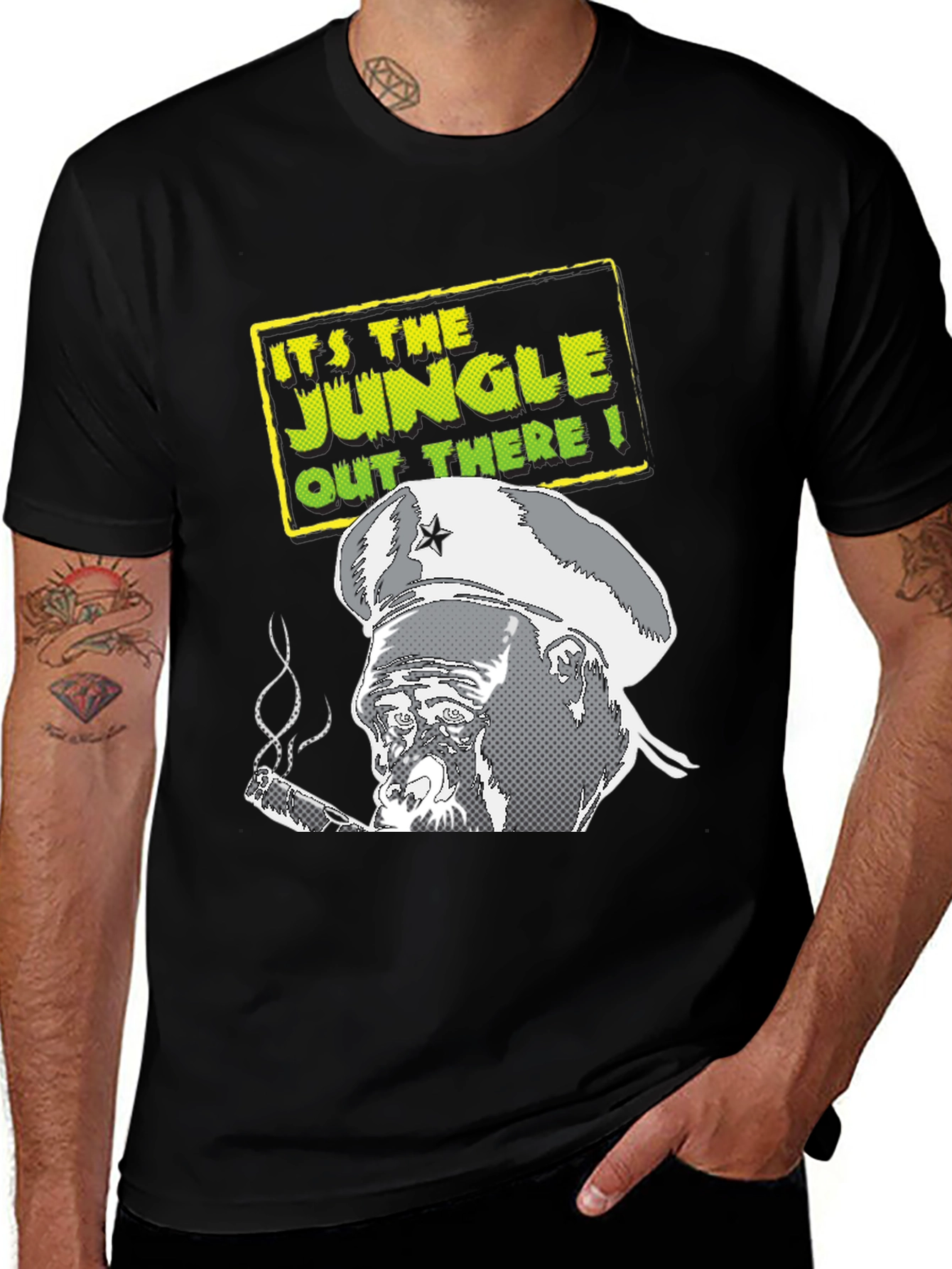 Variant 4 of Jungle Gorilla Graphic Tee - Cool Novelty T-Shirt