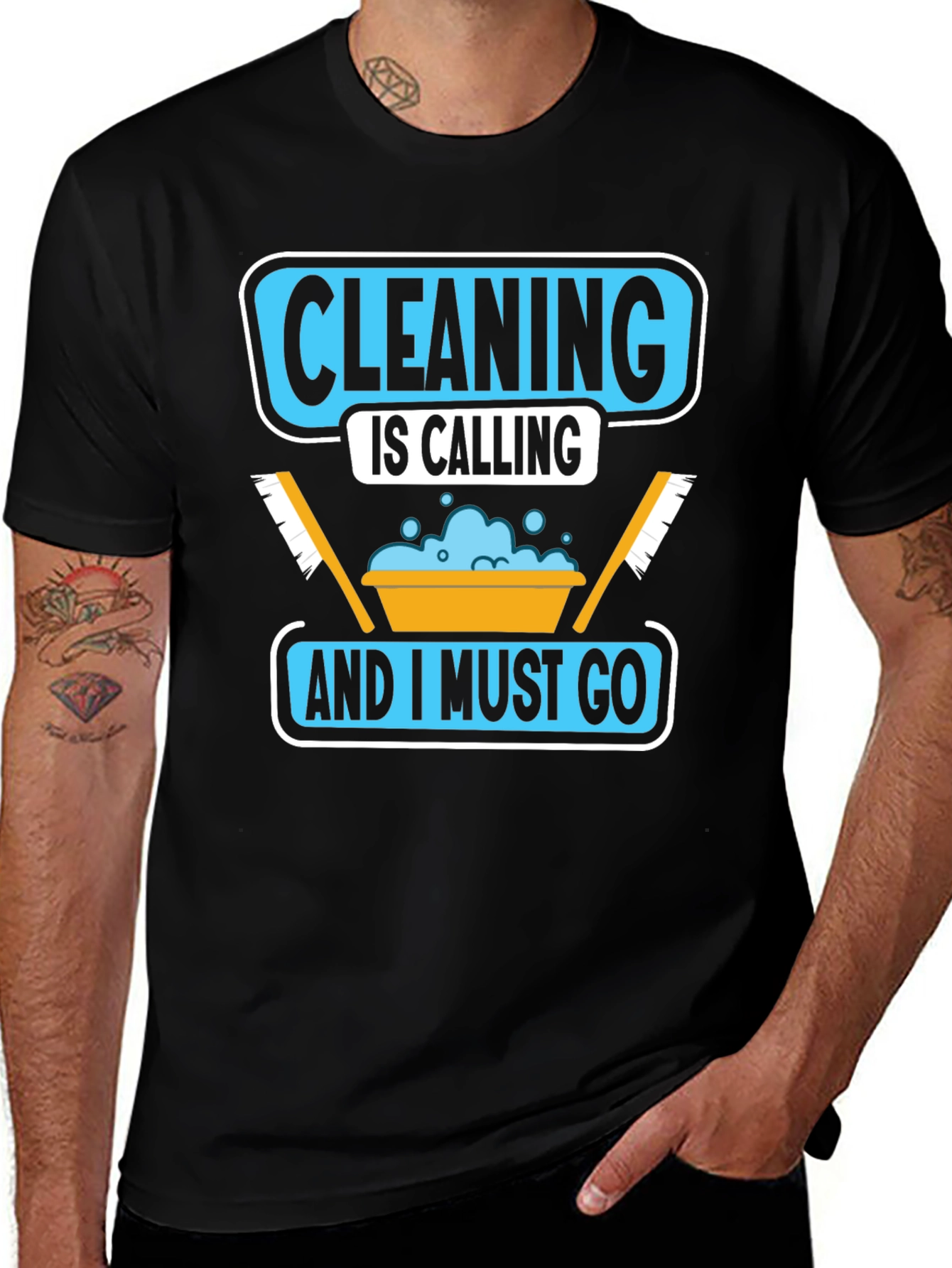 Variant 20 of Cleaning is Calling T-Shirt