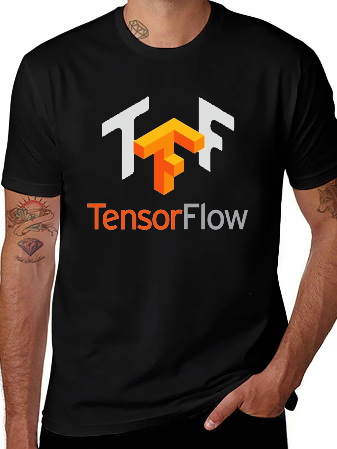 TensorFlow Black T-Shirt