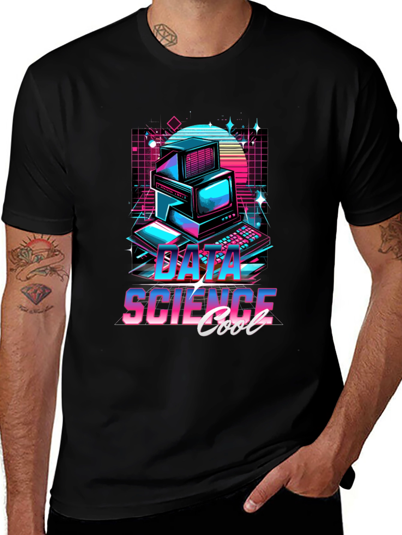Variant 16 of Data Science Cool Retro T-Shirt