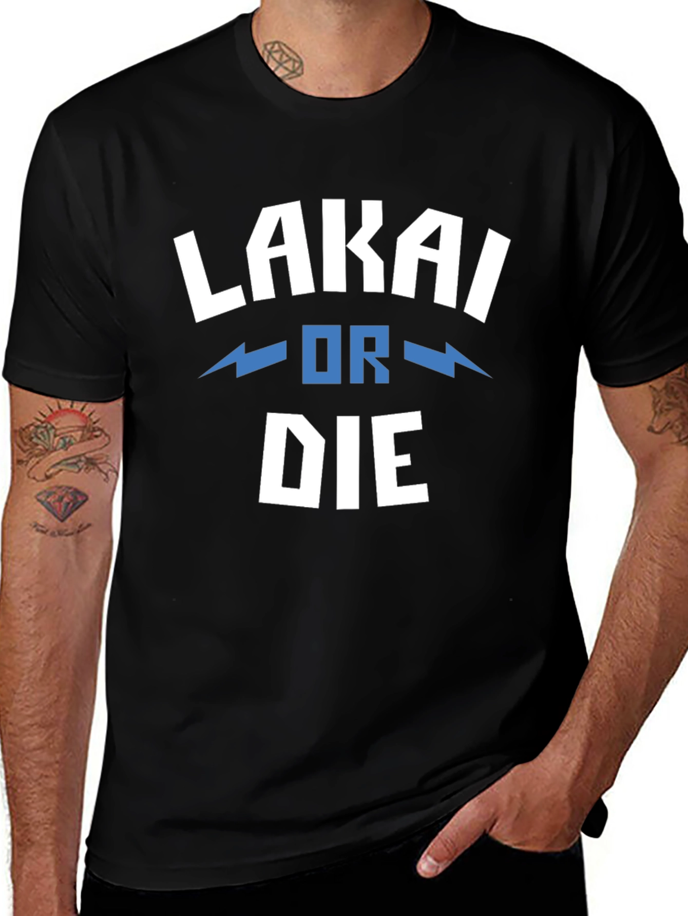 Variant 14 of Lakai Or Die Black Graphic T-Shirt
