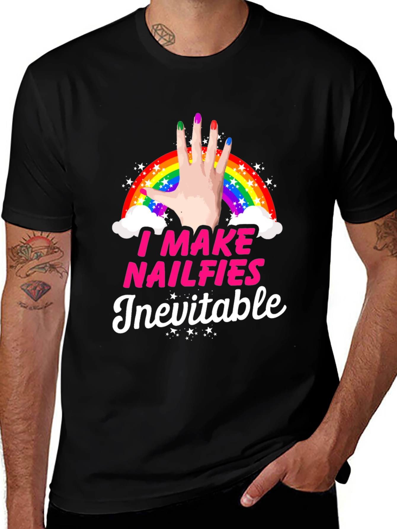 Variant 22 of I Make Nailfies Inevitable T-Shirt