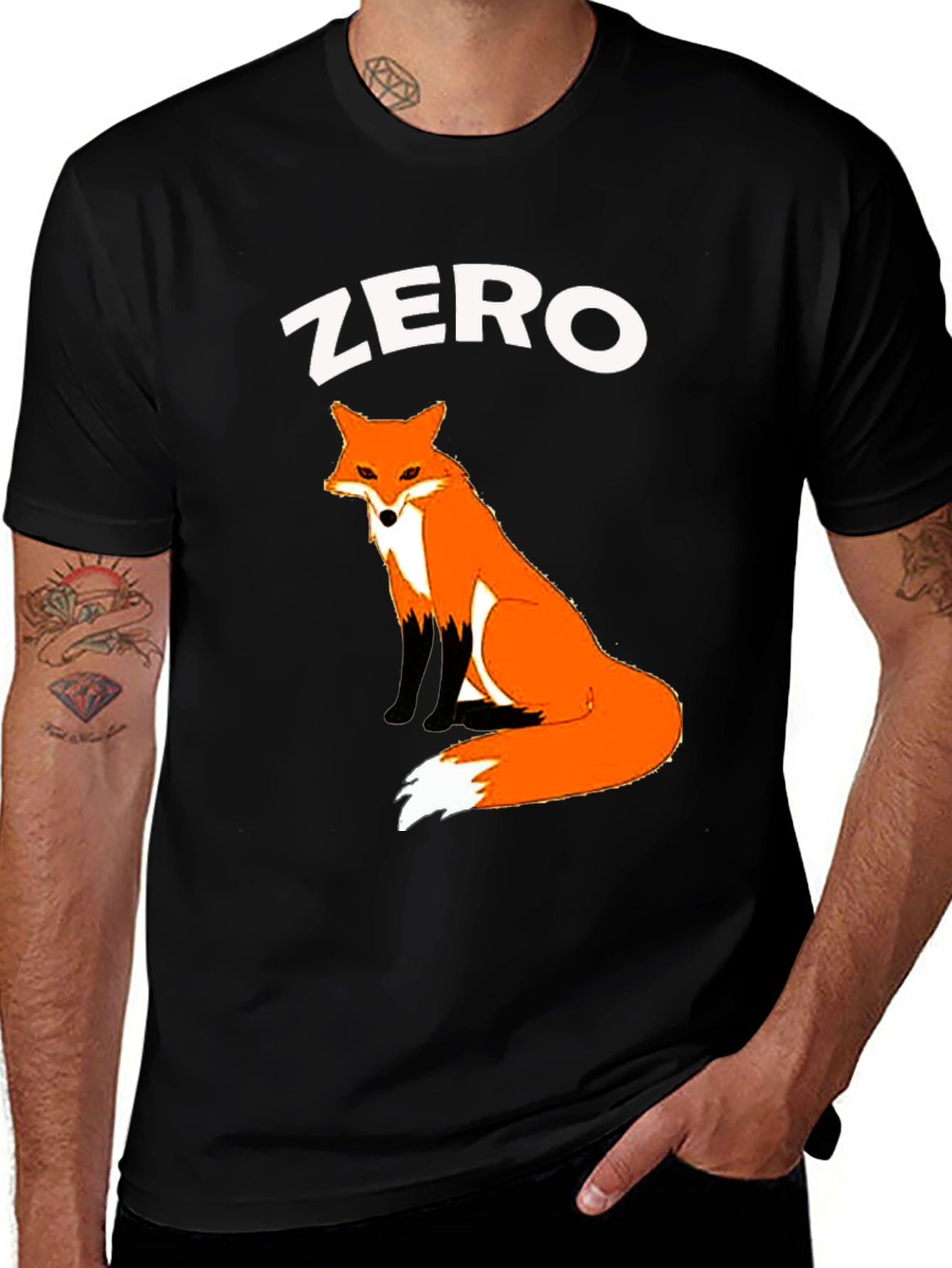 Variant 17 of Zero Fox Given T-Shirt - Cute Animal Graphic Tee