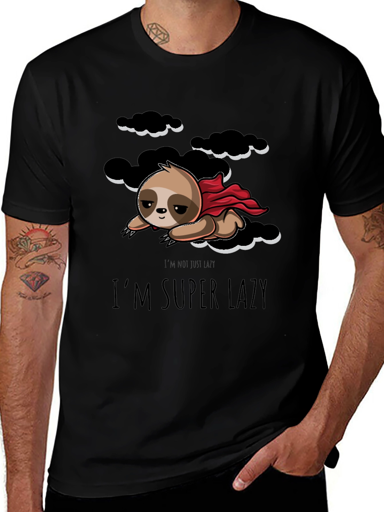 Variant 14 of I'm Super Lazy Sloth Graphic T-Shirt