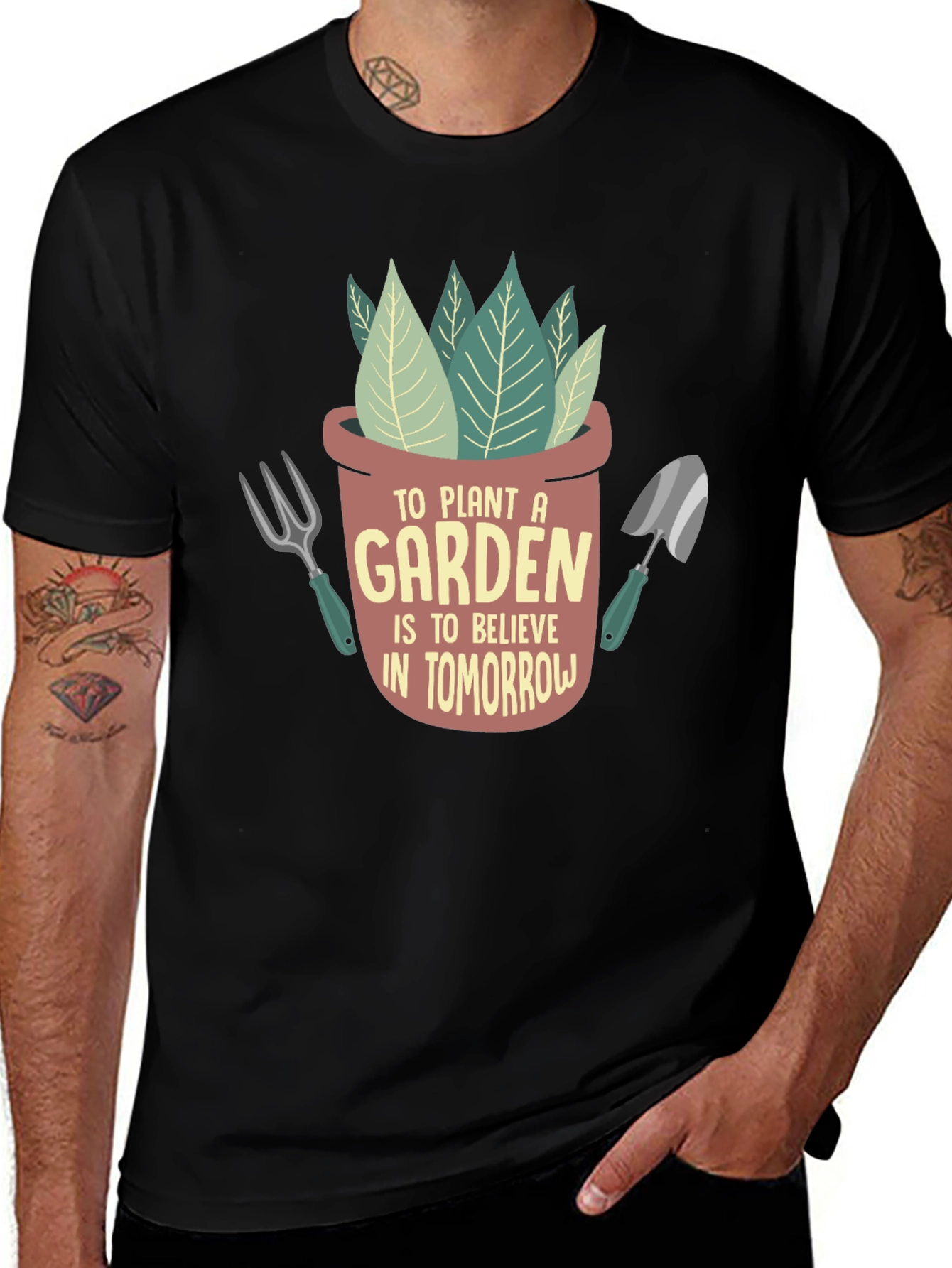 Variant 30 of Plant a Garden Believe in Tomorrow Graphic T-Shirt