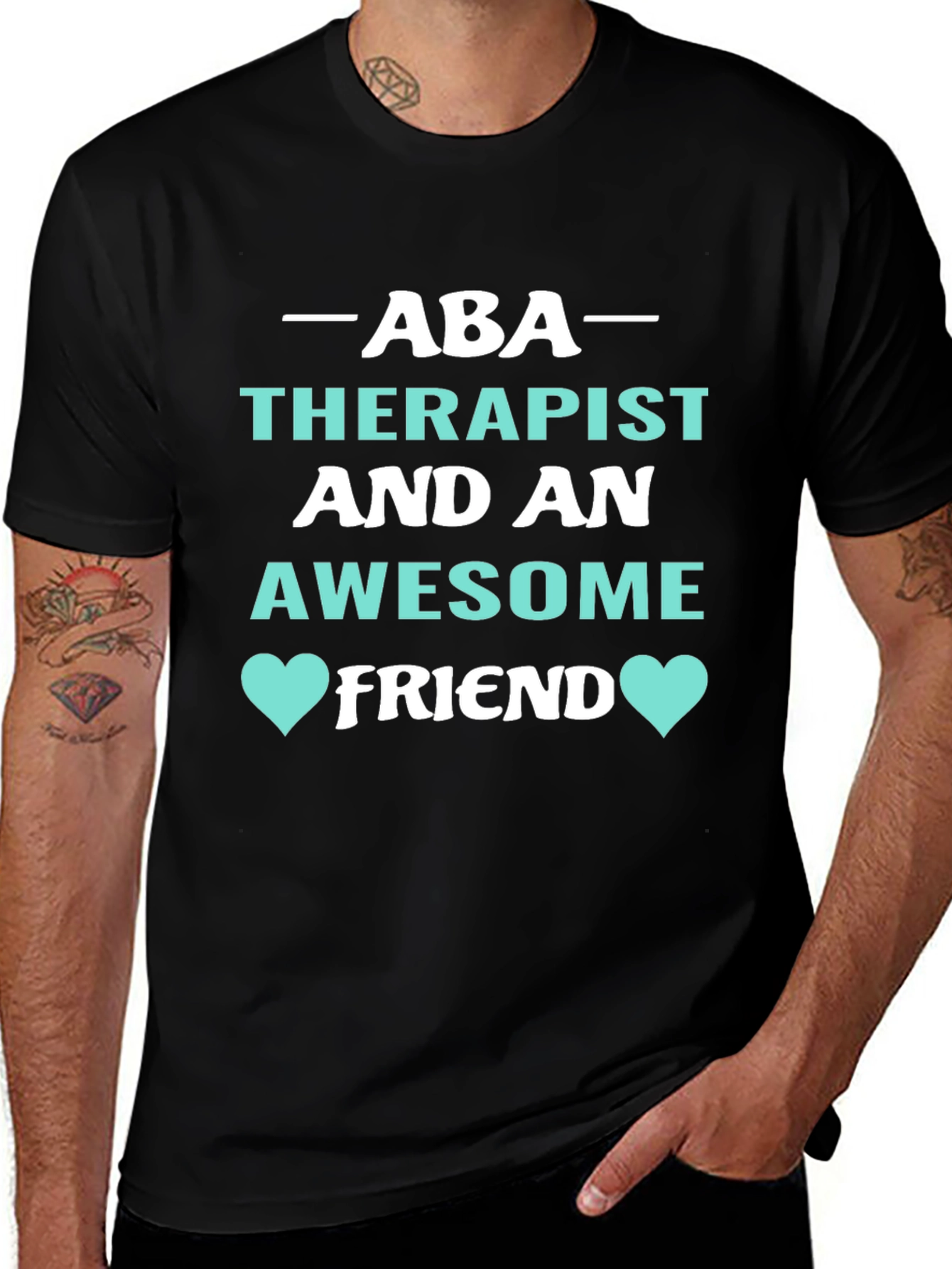 ABA Therapist Awesome Friend Graphic Tee