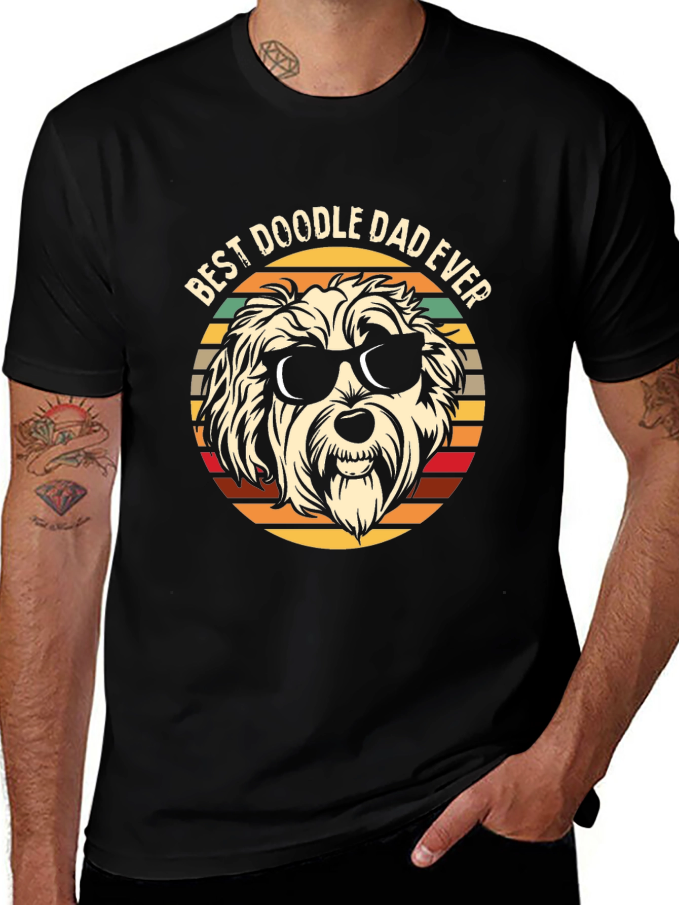Variant 10 of Best Doodle Dad Ever T-Shirt