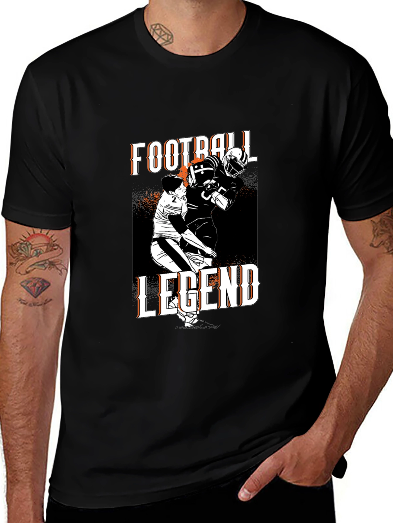 Variant 20 of Football Legend Graphic T-Shirt