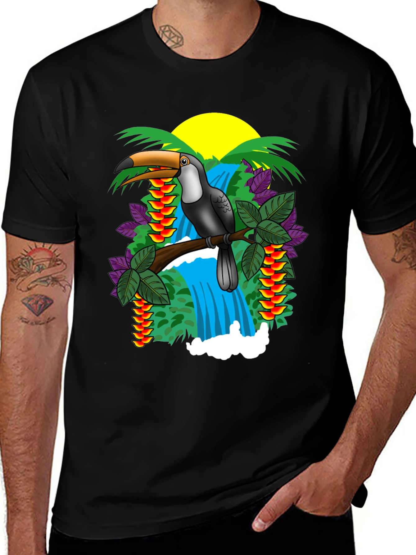 Variant 28 of Tropical Toucan Graphic T-Shirt