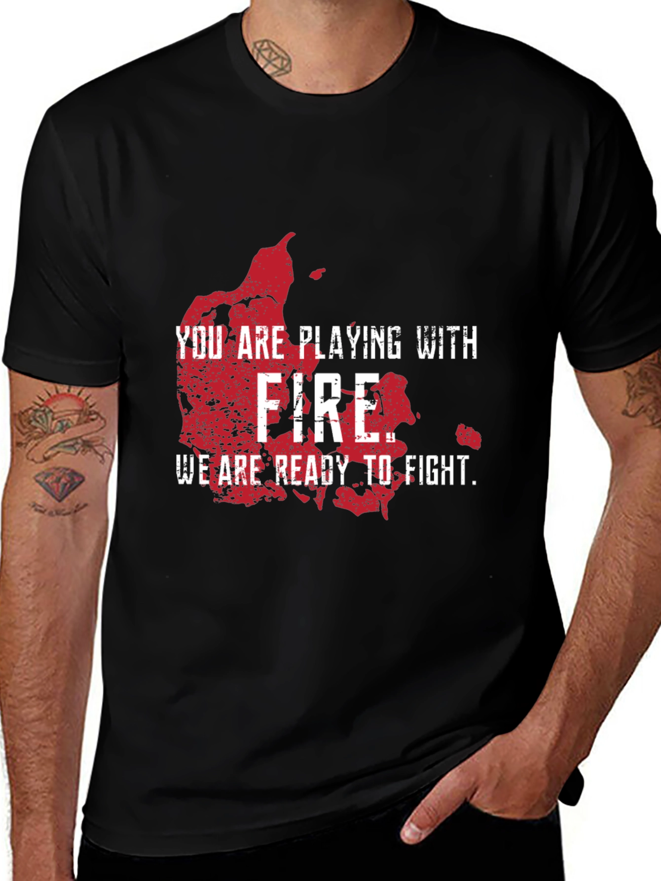 Variant 14 of You are Playing with Fire T-Shirt