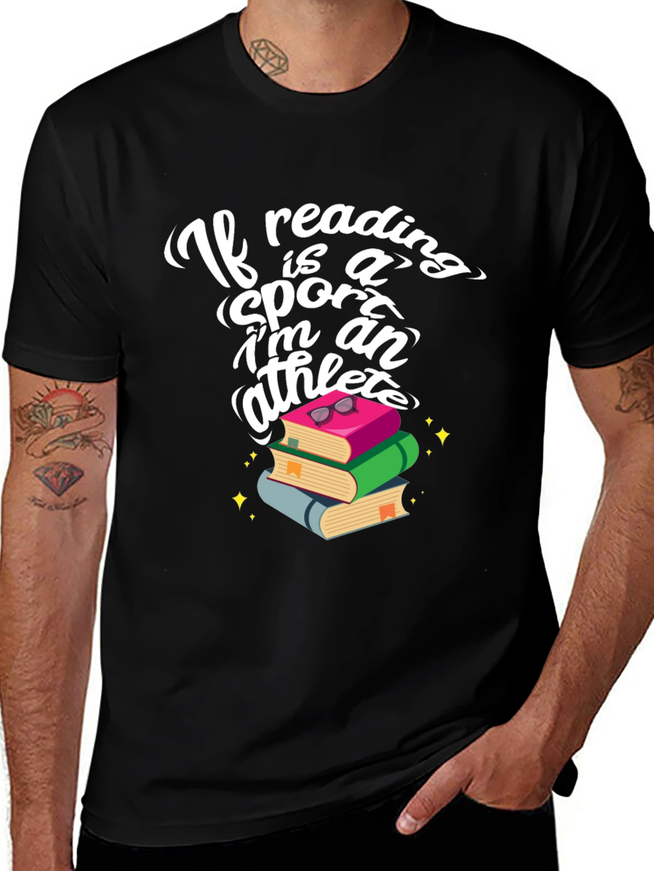 Variant 25 of Reading Athlete Graphic Tee