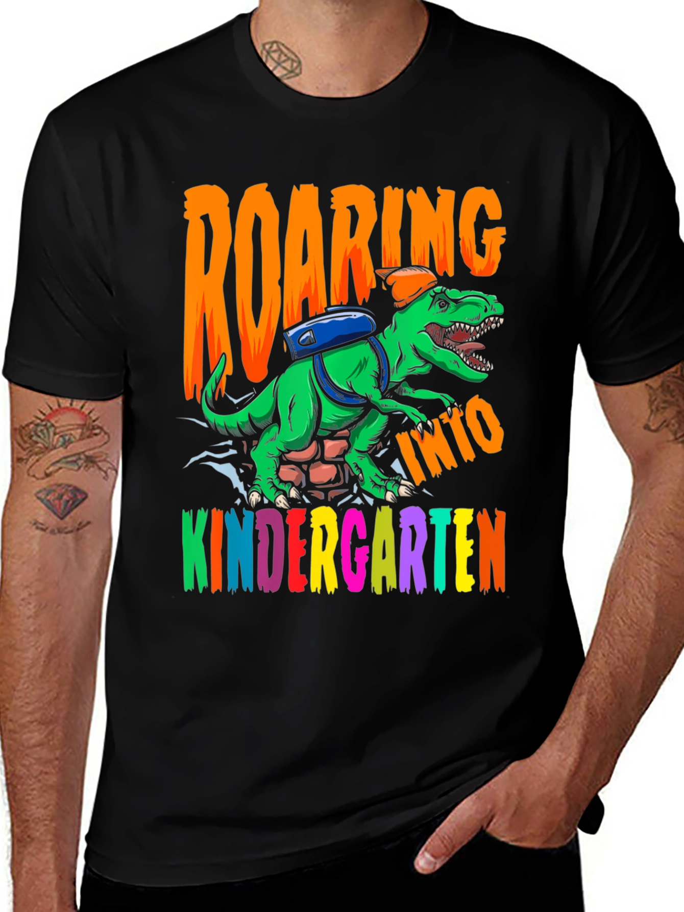 Variant 7 of Roaring Into Kindergarten T-Shirt