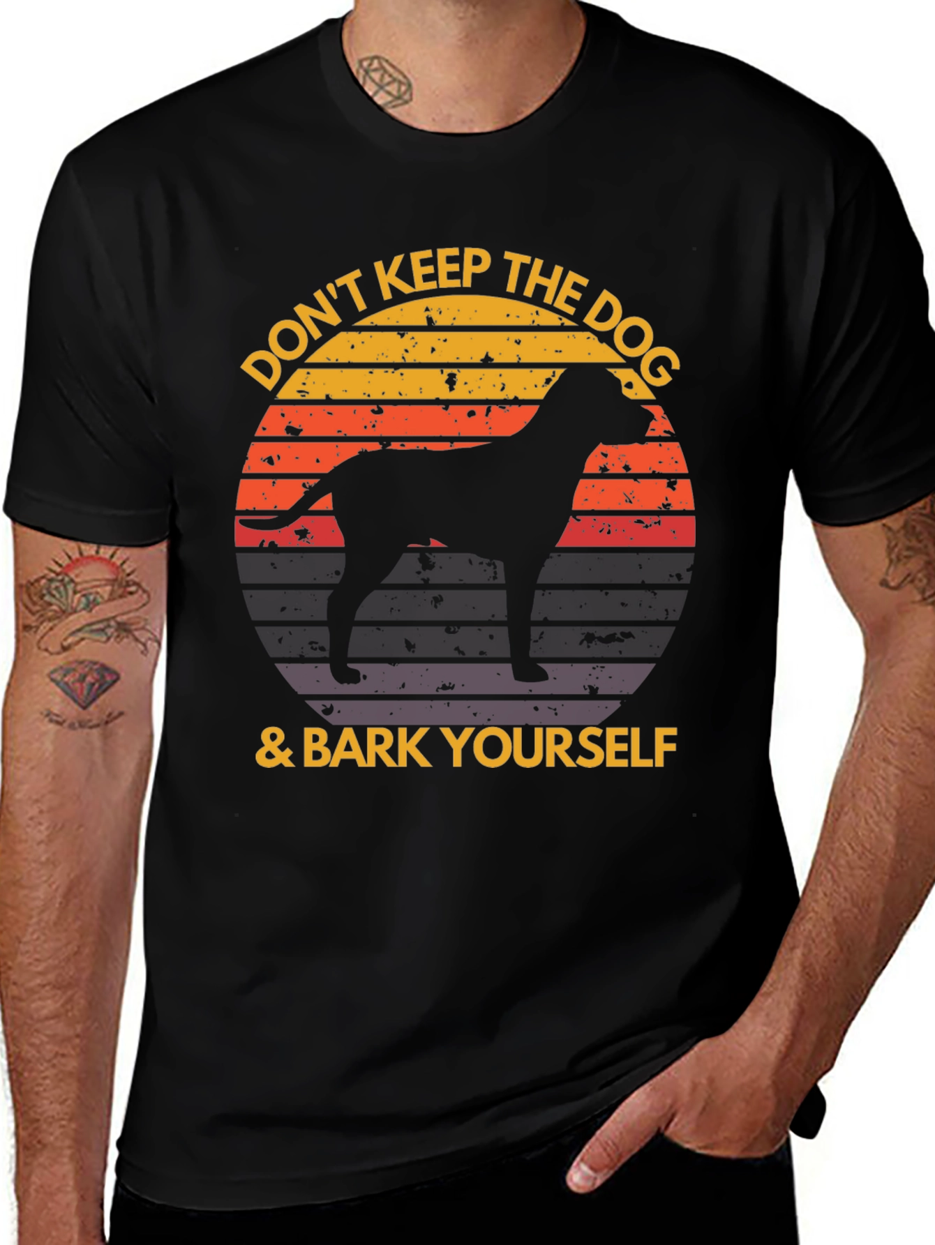 Variant 5 of Don't Keep the Dog T-Shirt
