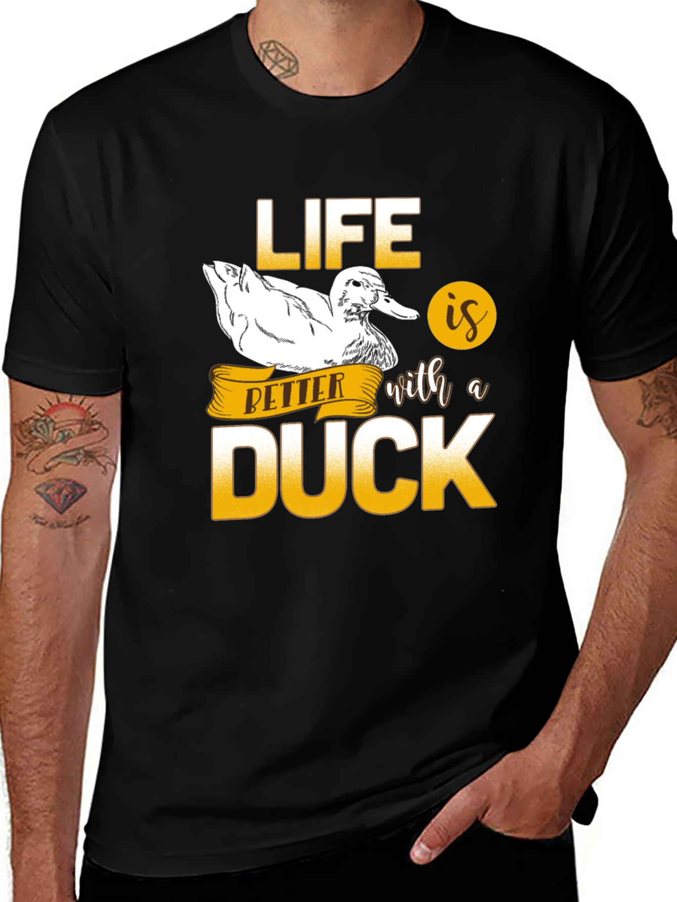 Variant 25 of Life is Better with a Duck T-Shirt