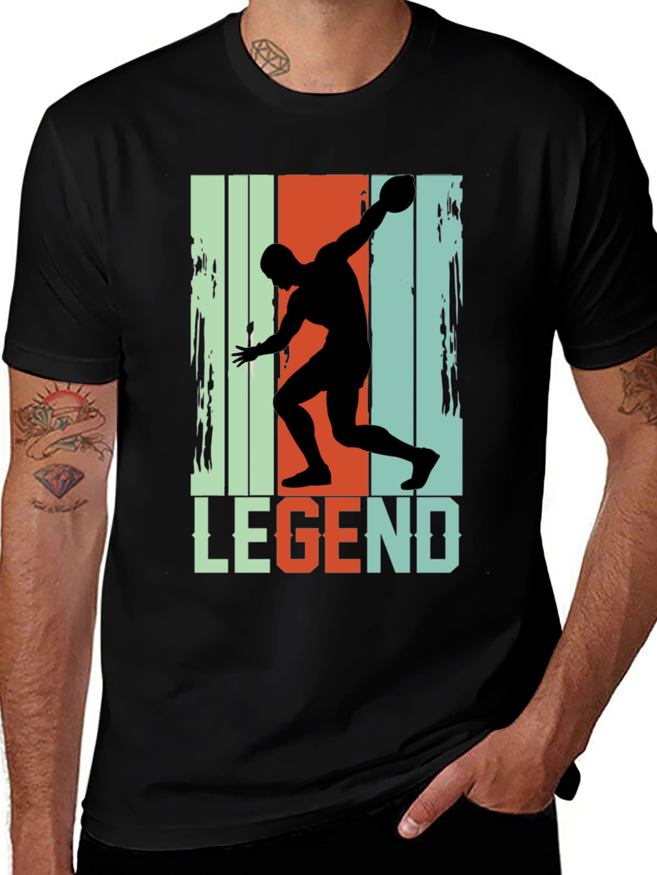 Retro Legend Thrower Graphic Tee