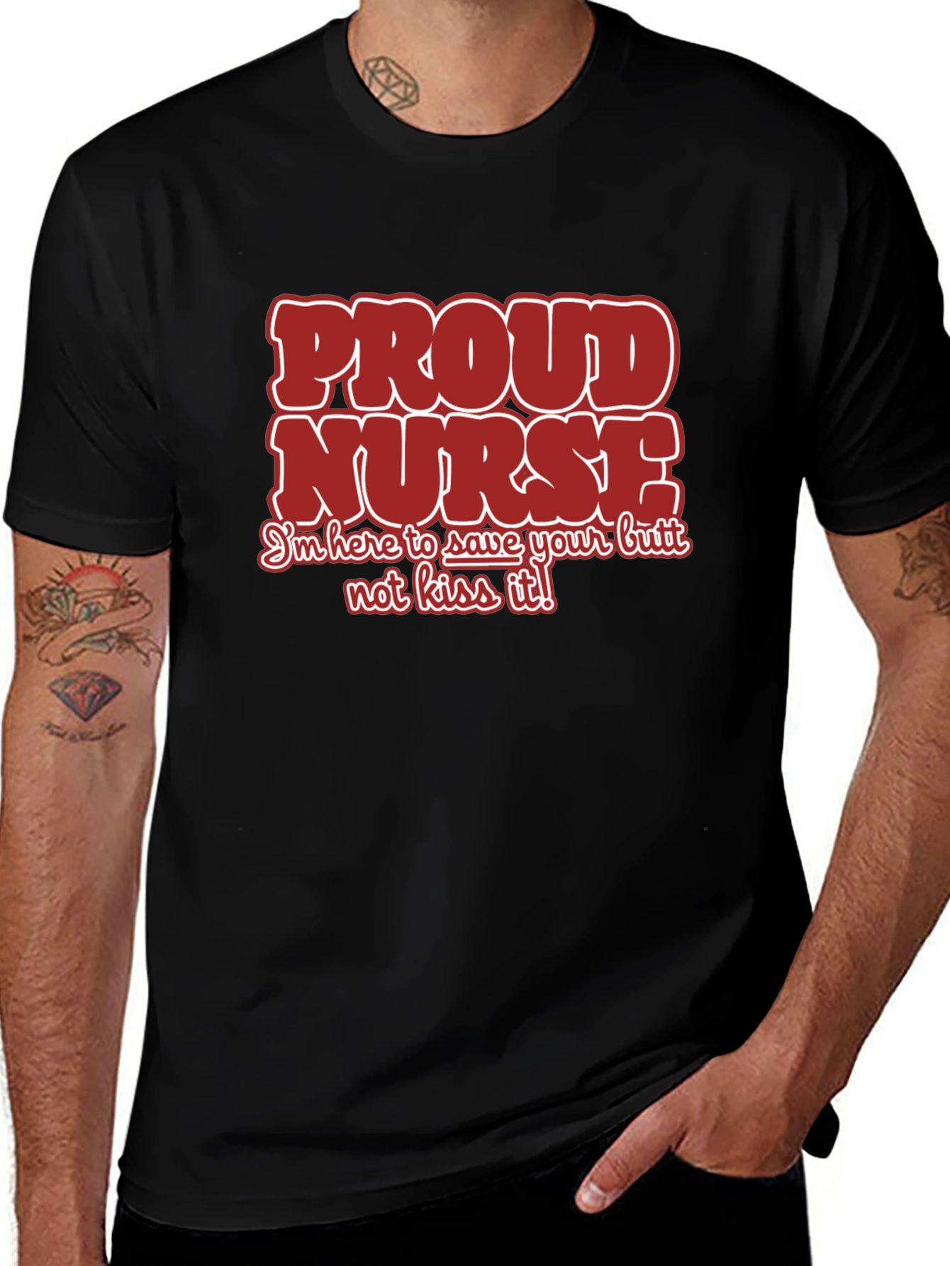 Variant 12 of Proud Nurse Graphic T-Shirt