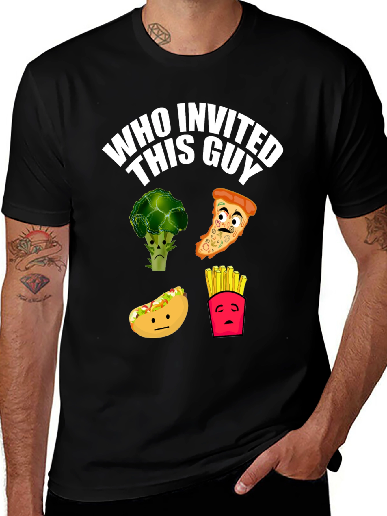 Variant 3 of Who Invited This Guy T-Shirt
