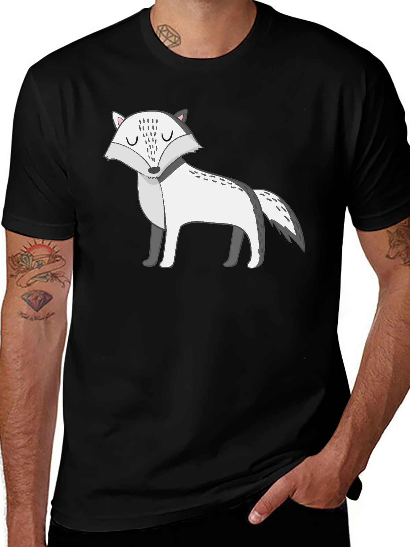 Arctic Fox Graphic T-Shirt - Soft Cotton Blend
