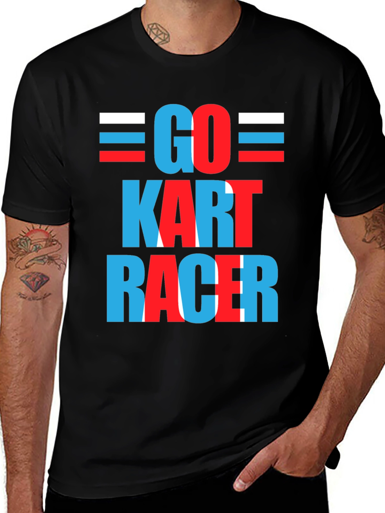 Variant 23 of Go Kart Racer Graphic T-Shirt